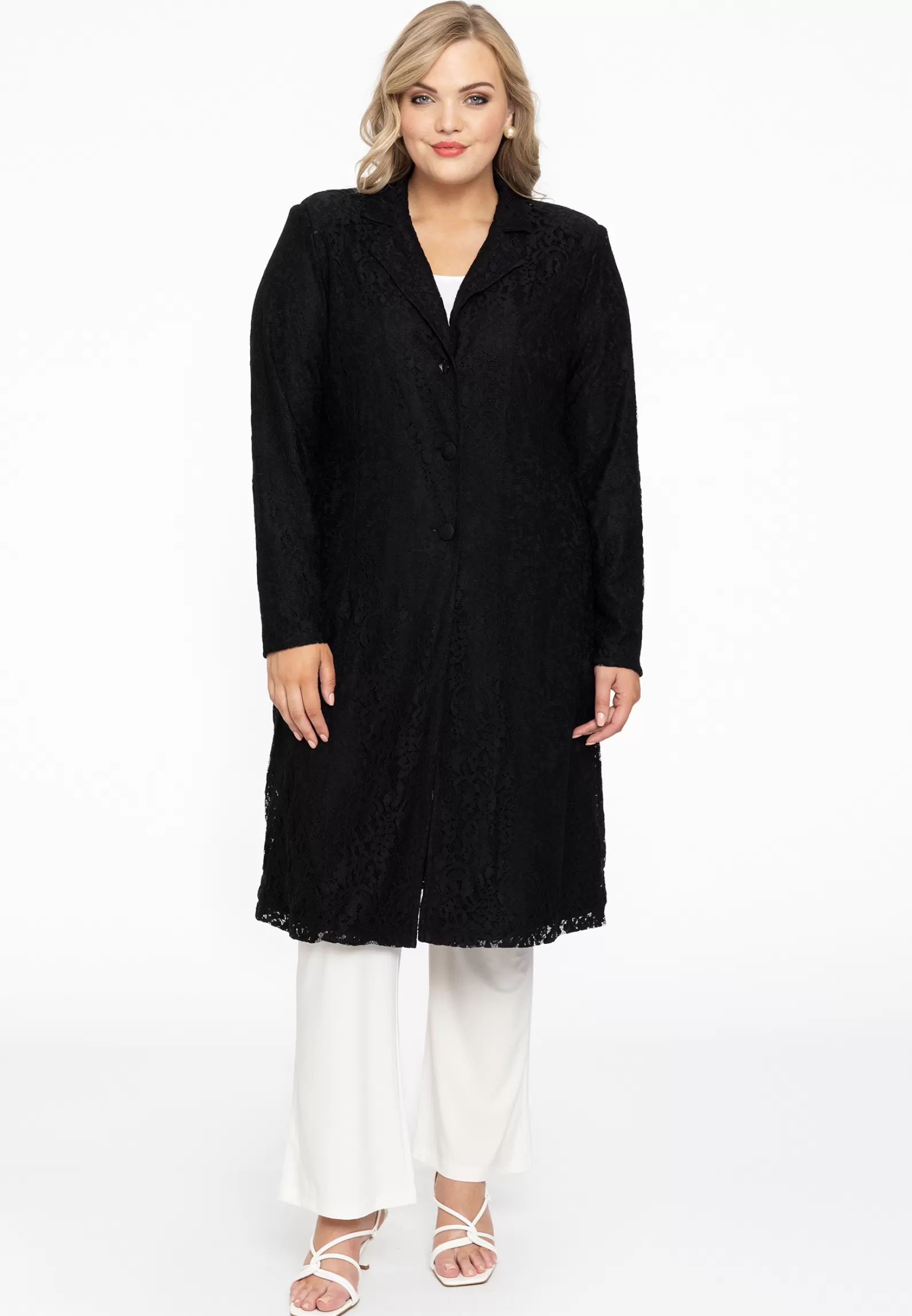 New Blazer Lace Women Coats & Blazers