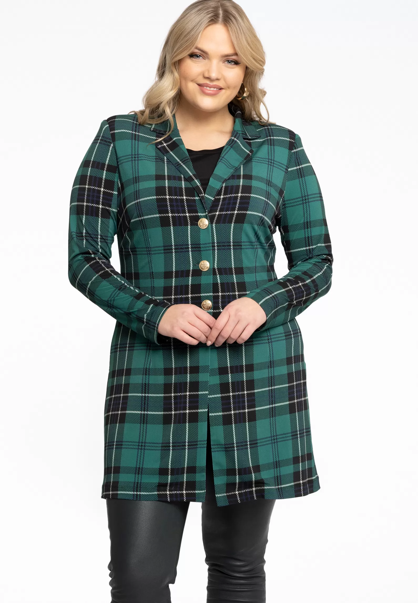 Best Blazer Long Tartan Women Coats & Blazers