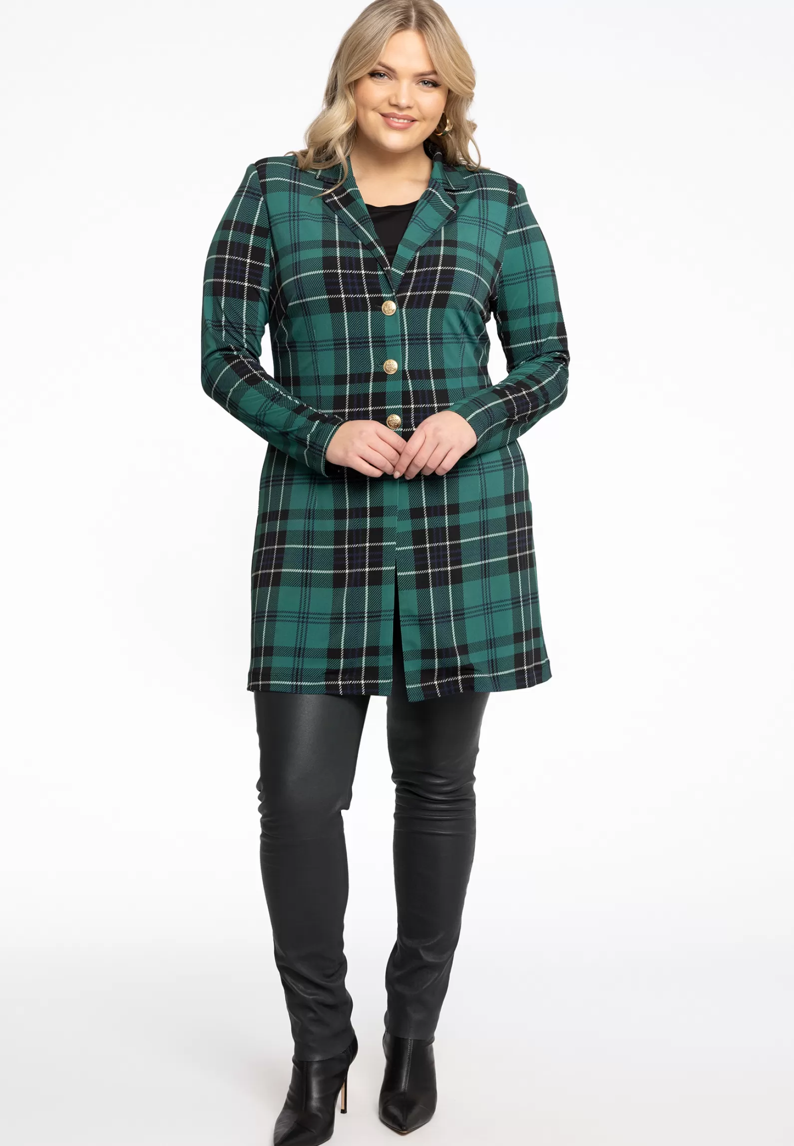 Best Blazer Long Tartan Women Coats & Blazers