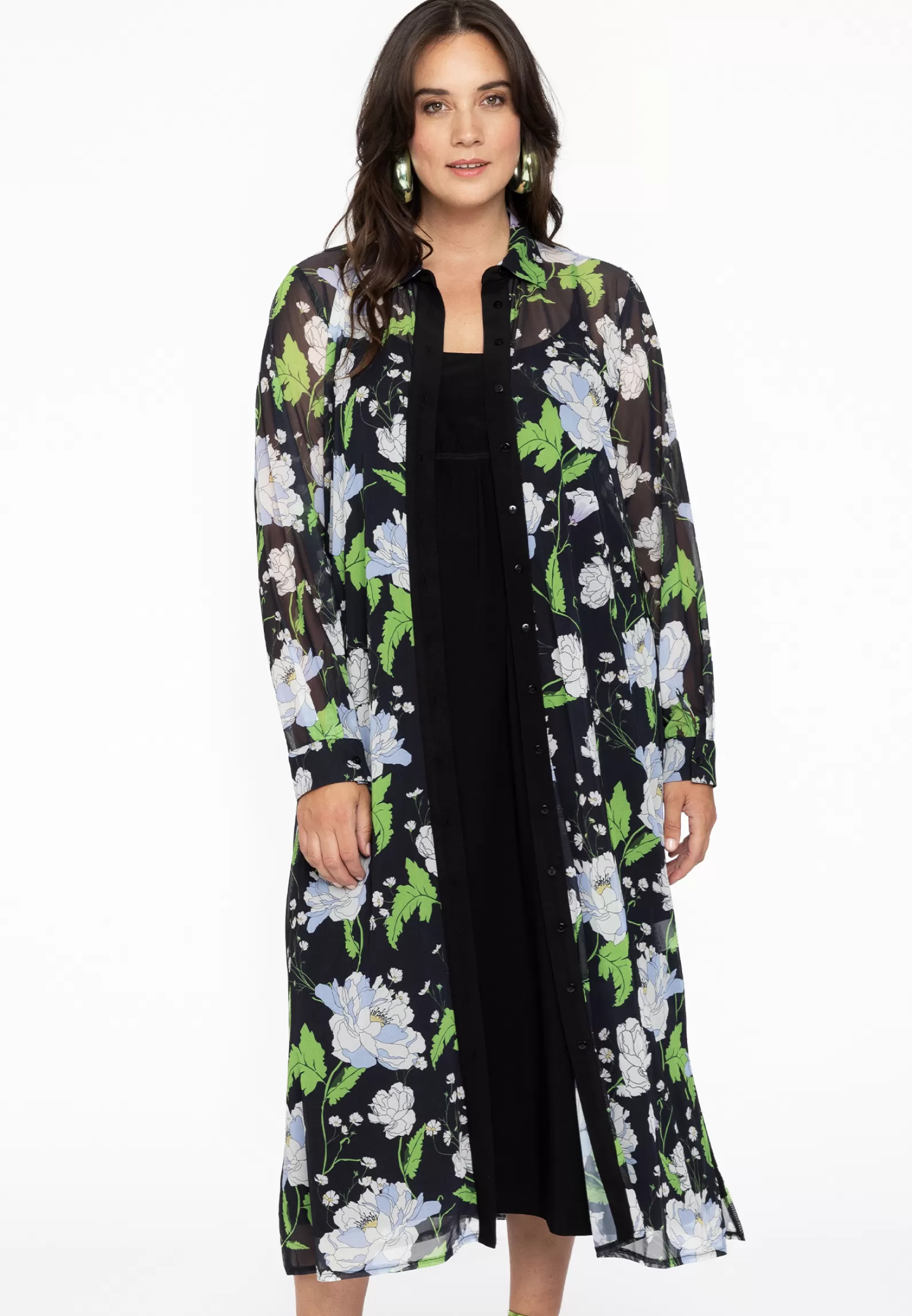 Outlet Blouse Long Daisies Women Blouses