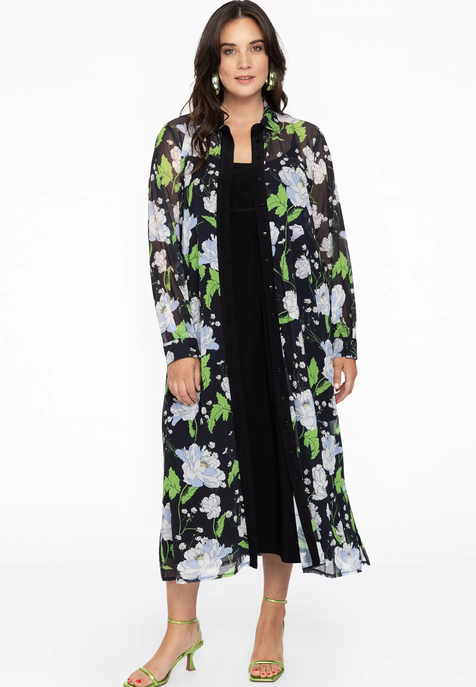 Outlet Blouse Long Daisies Women Blouses