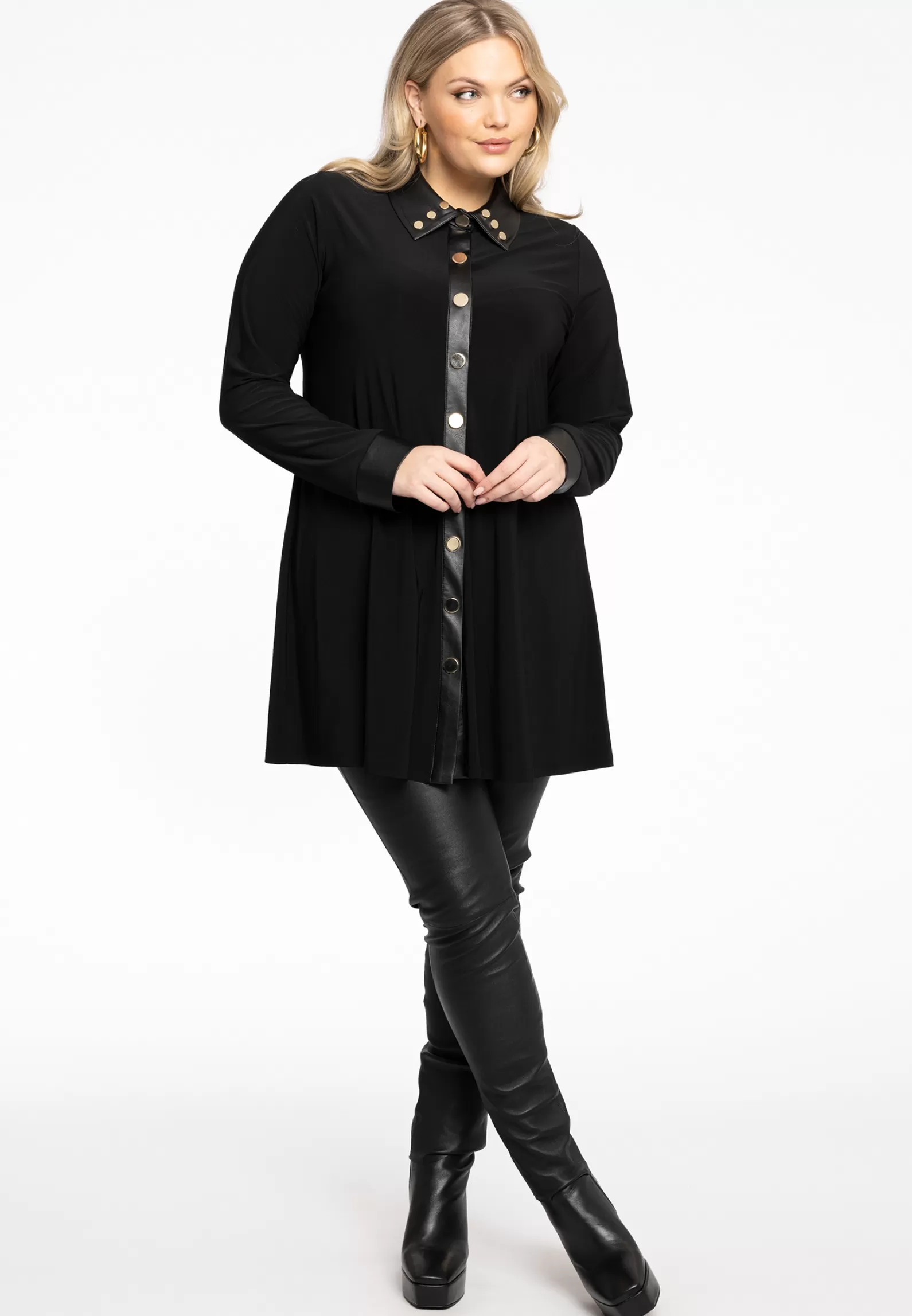 Outlet Blouse Studs Dolce Women Dresses