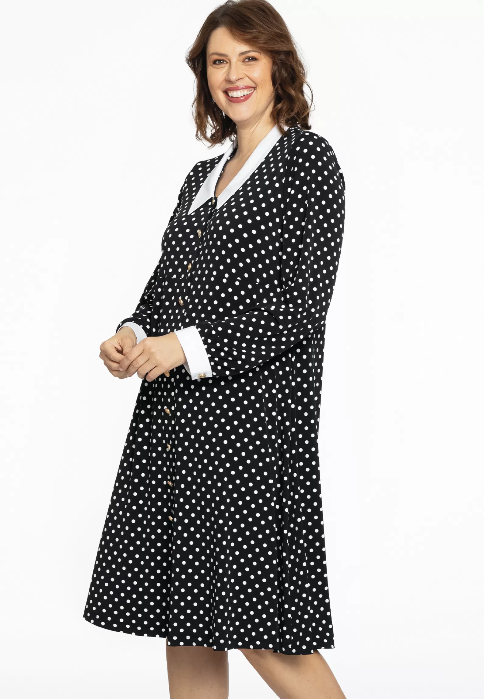 Online Blouse-Dress Dots Women Dresses