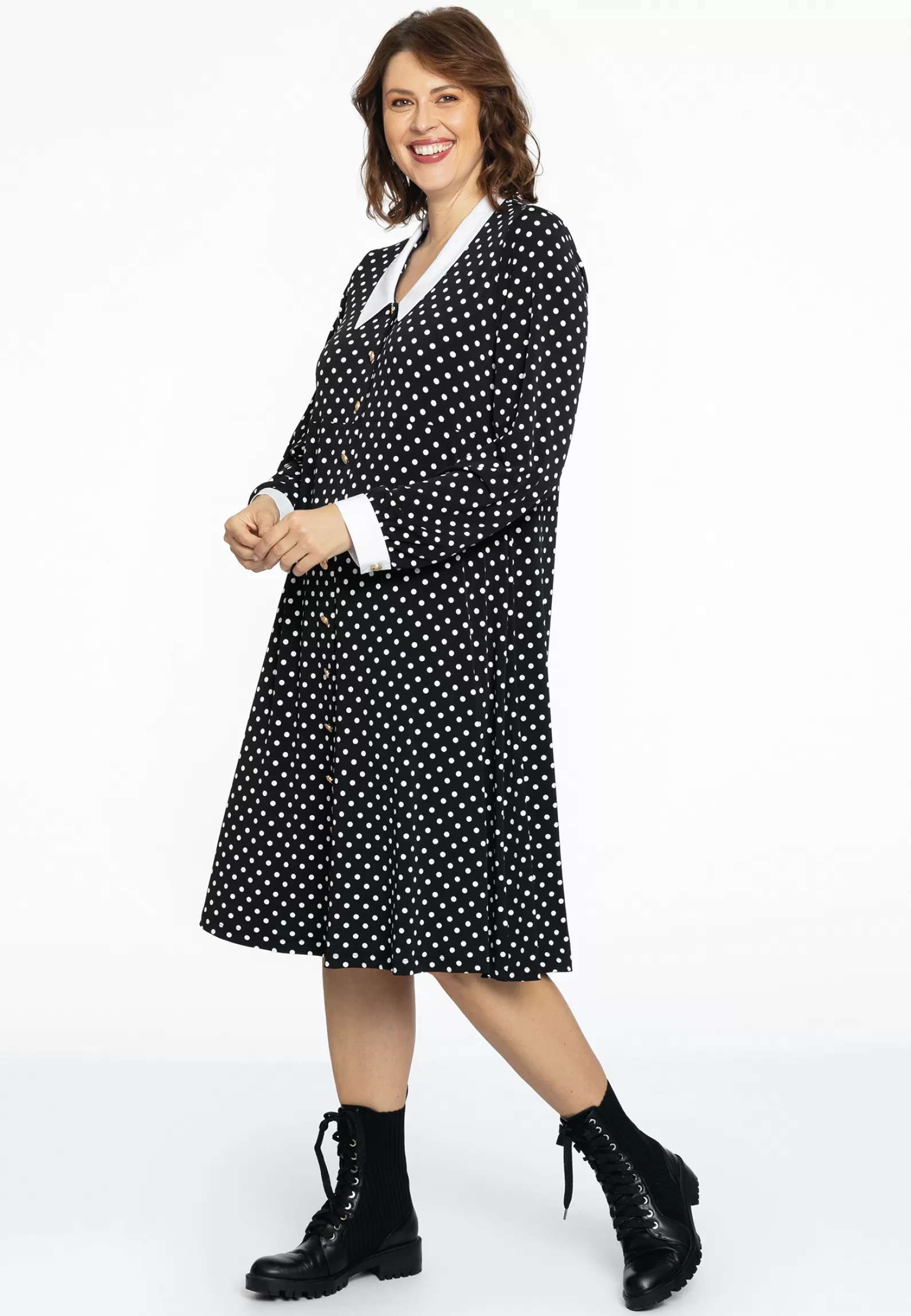 Online Blouse-Dress Dots Women Dresses