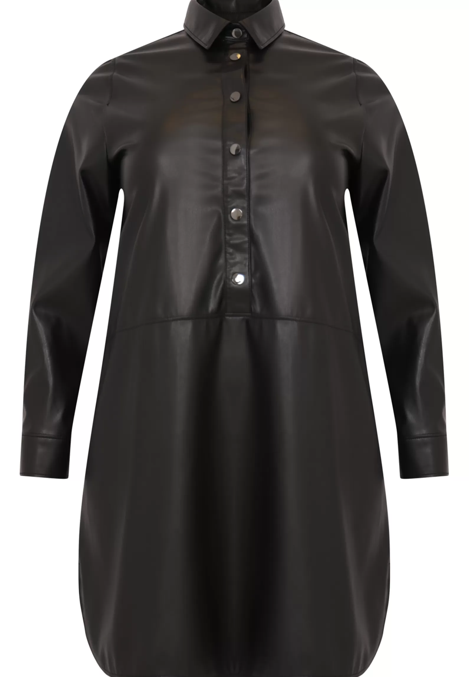 Best Sale Blouse-Dress Faux Leather Women Dresses