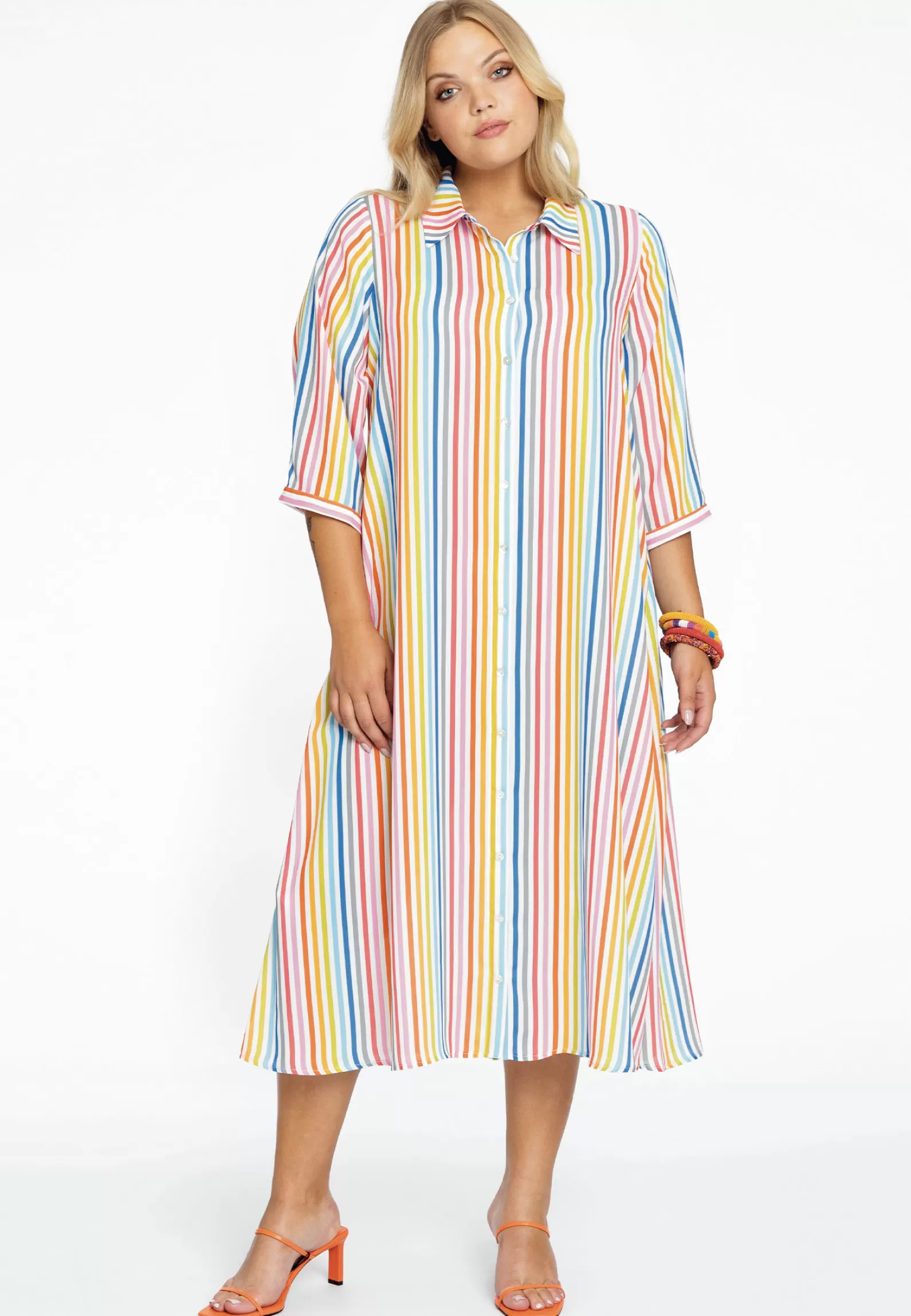 Sale Blouse-Dress Rainbow Women Blouses