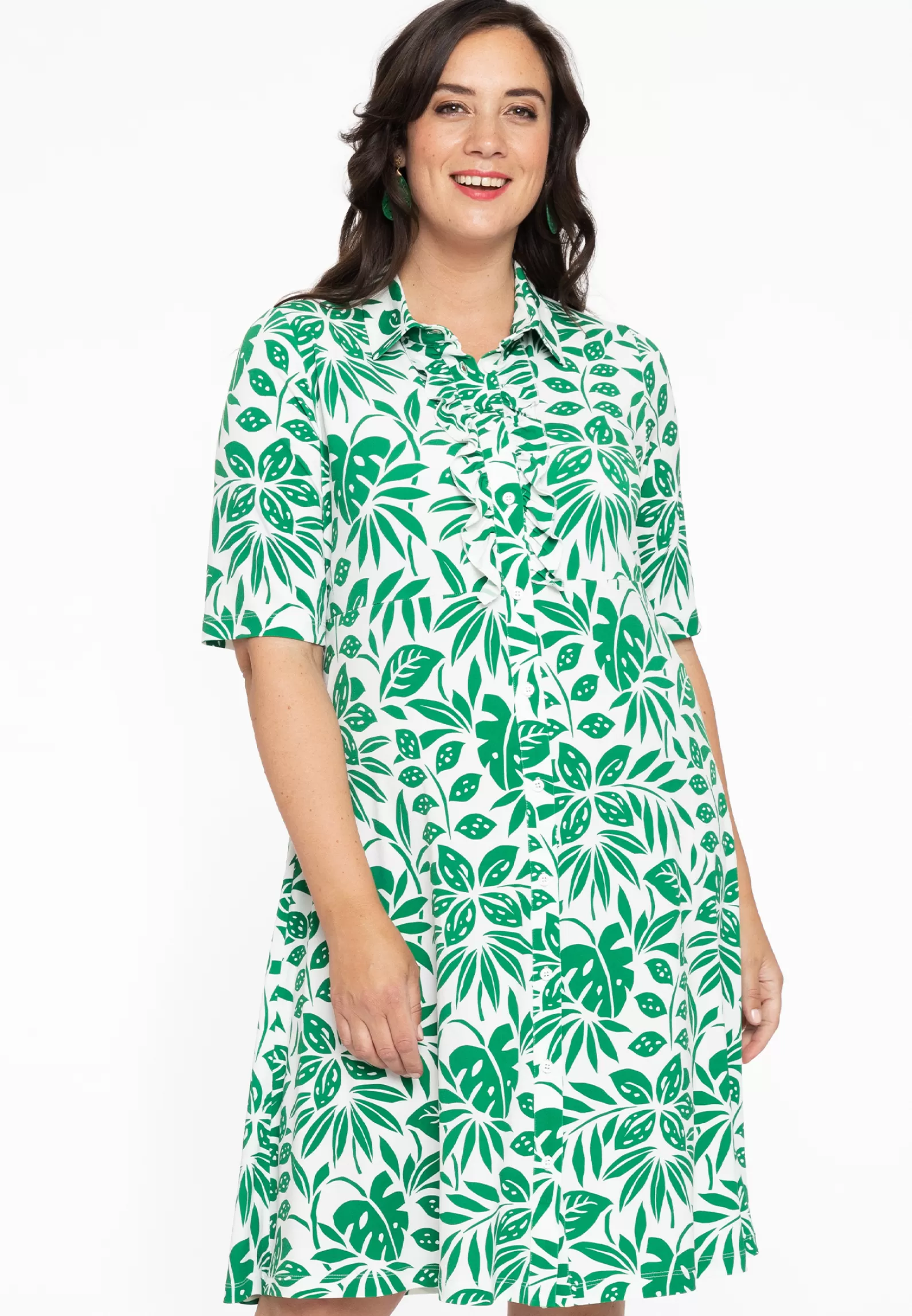 Store Blouse-Dress Ruffled Mykonos Women Dresses