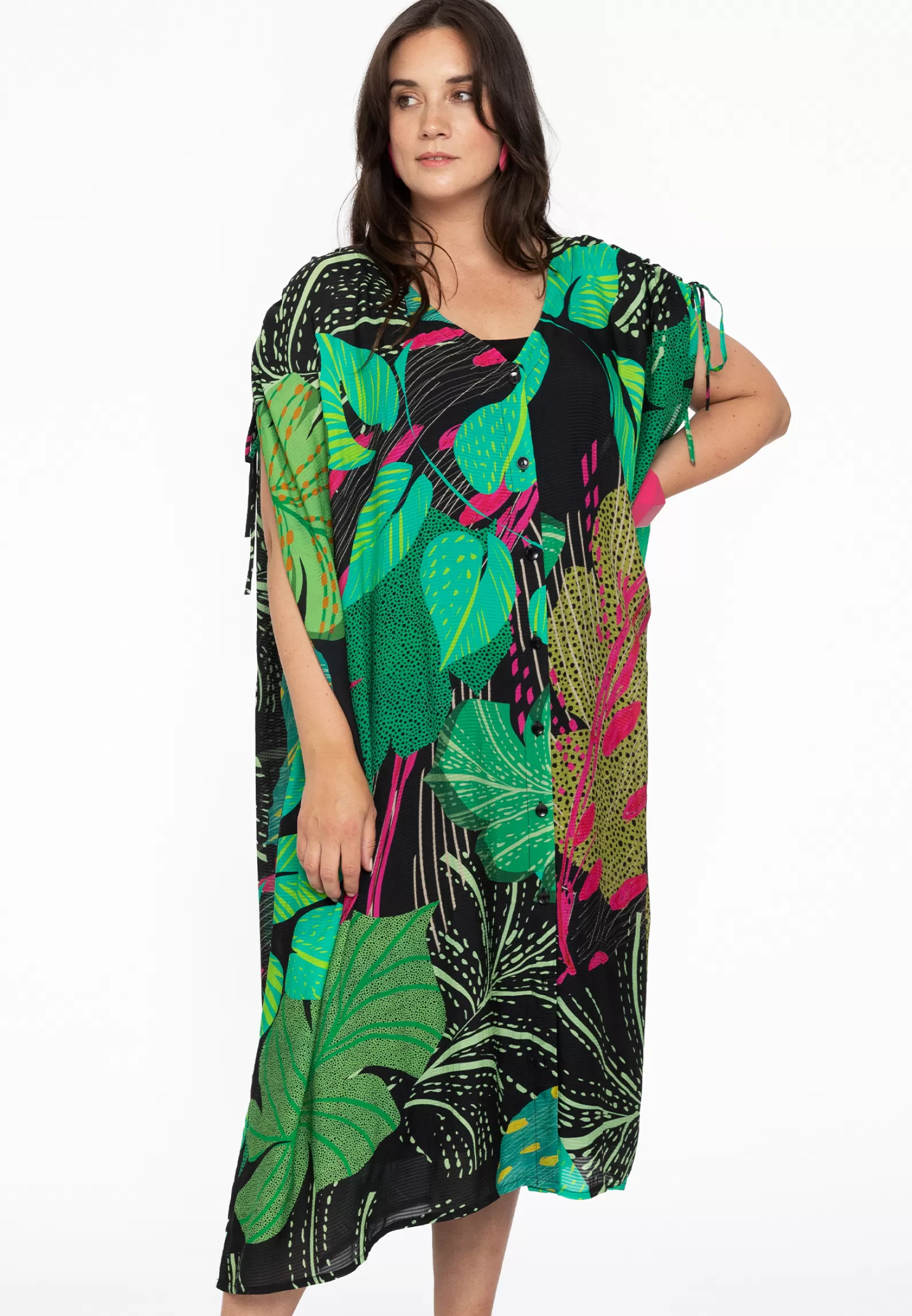 New Blouse-Dress Square Splitleave Women Dresses