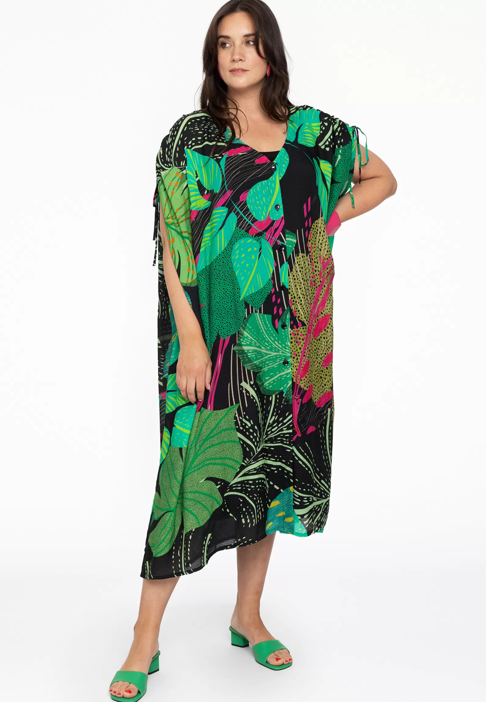 New Blouse-Dress Square Splitleave Women Dresses
