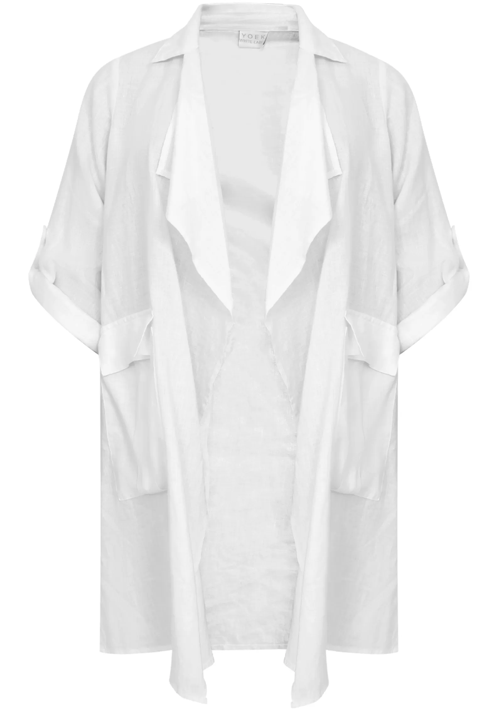 Best Blouse-Jacket Linen Women Coats & Blazers