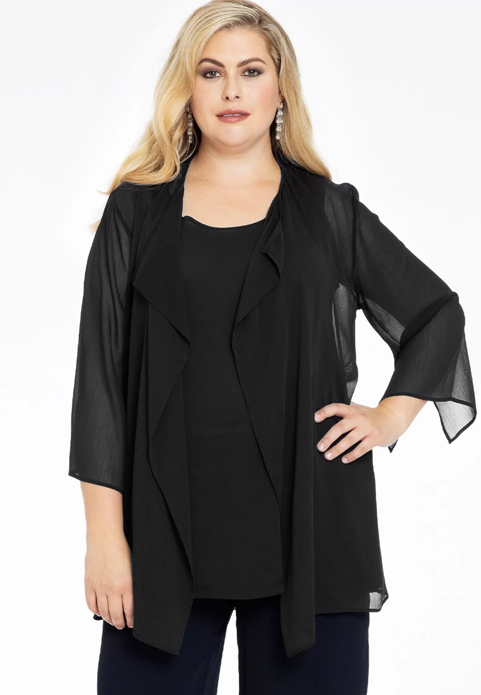 New Blouse-Jacket Voile Women Blouses