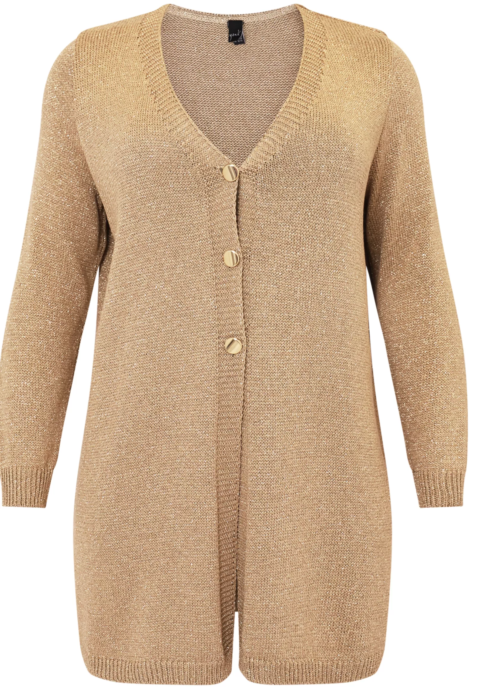 New Cardigan Gold Lurex Women Sweaters & Cardigans