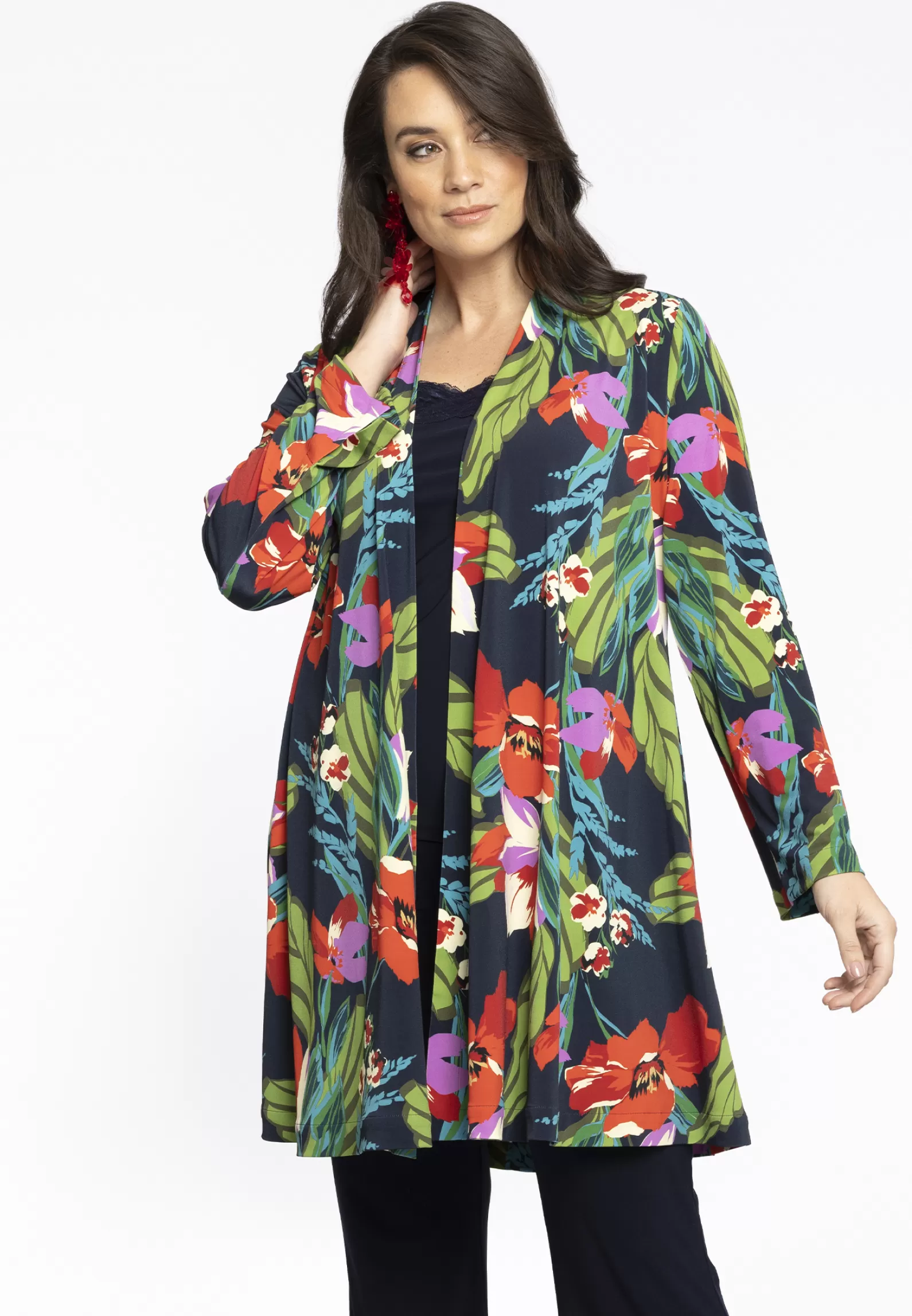 Shop Cardigan Round Neck Janice Women Sweaters & Cardigans