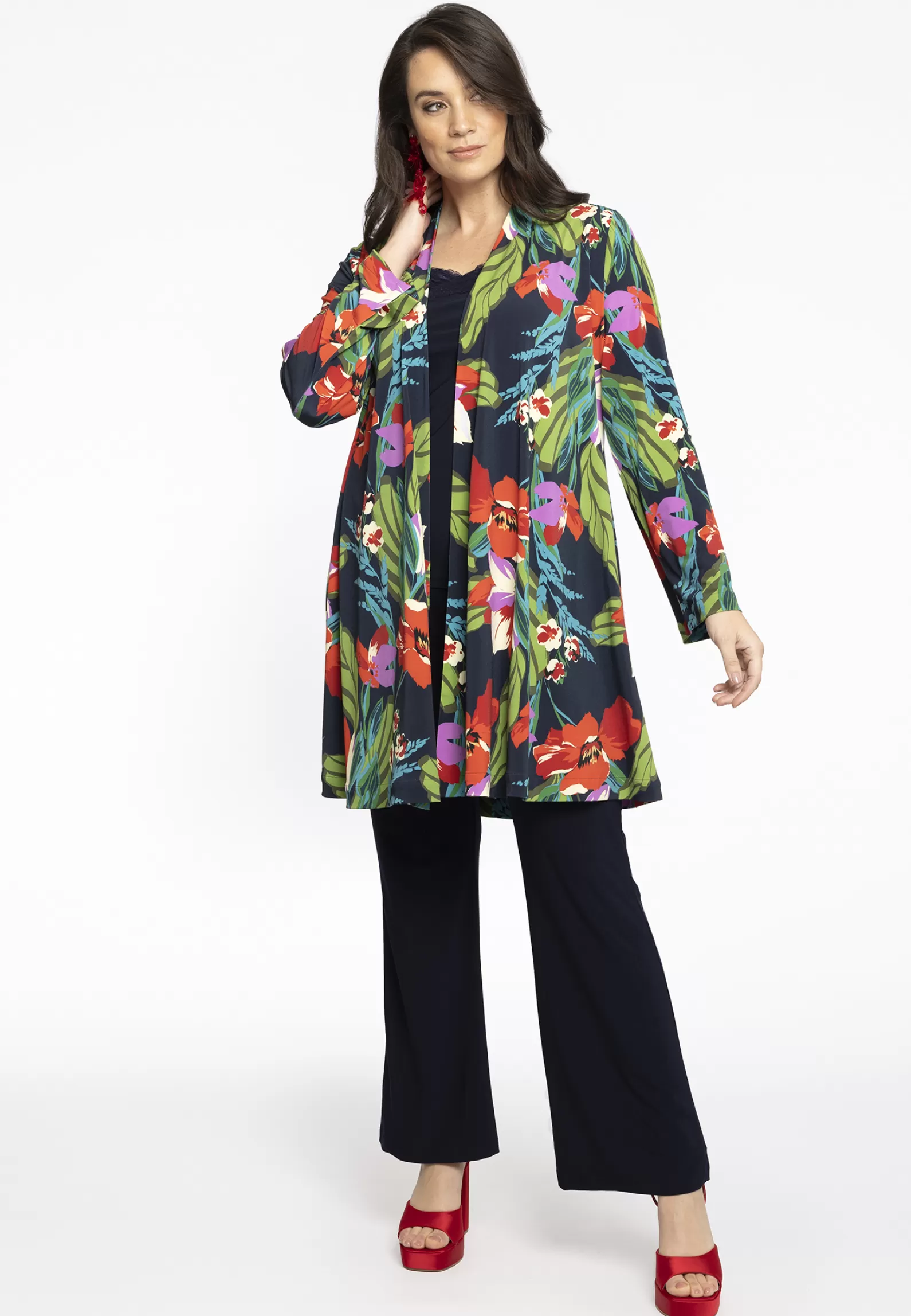 Shop Cardigan Round Neck Janice Women Sweaters & Cardigans