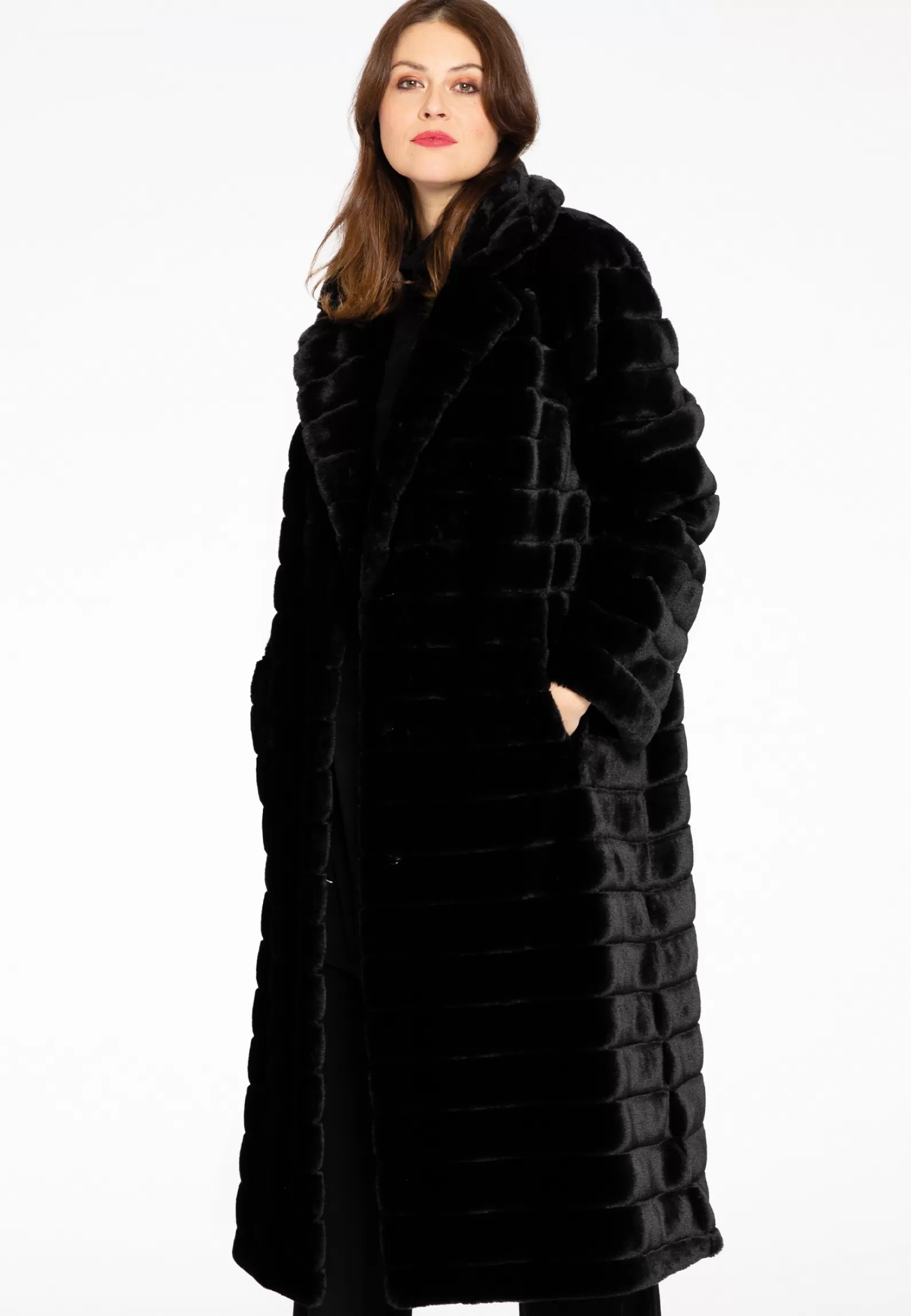 Outlet Coat Panelled Faux Fur Women Coats & Blazers