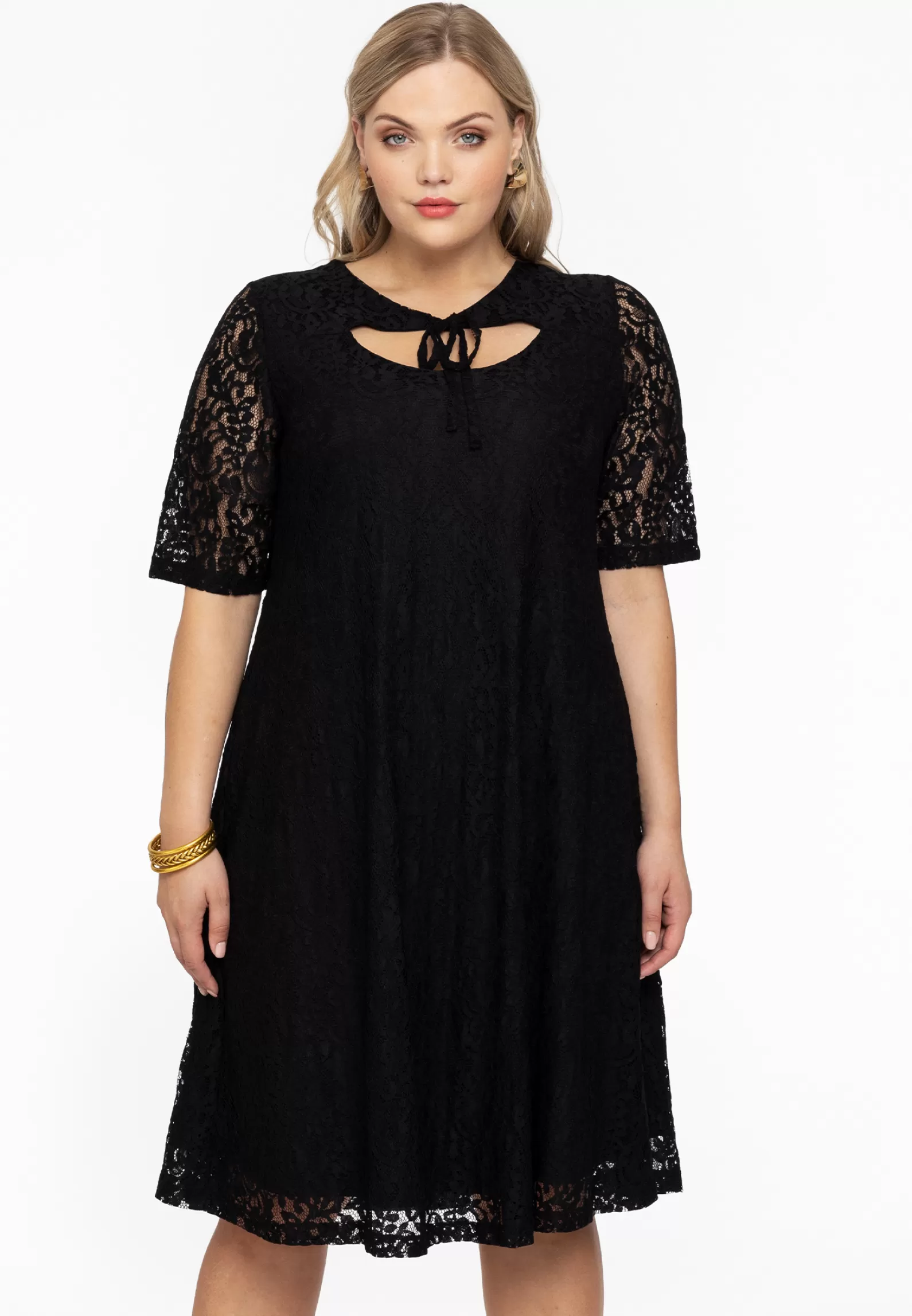 Sale Dress A-Line Cut-Out Lace Women Dresses