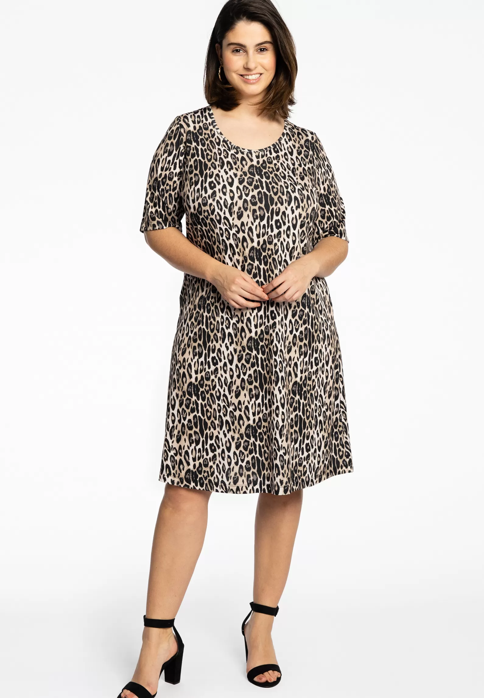 New Dress A-Line Leopard Women Dresses