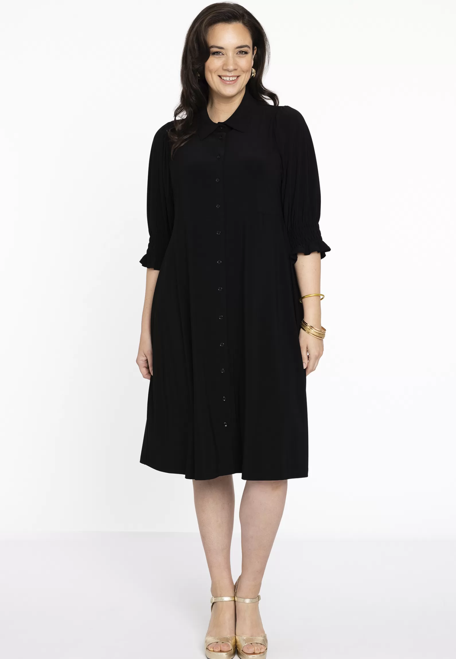 Fashion Dress Buttoned Dolce Women Dresses