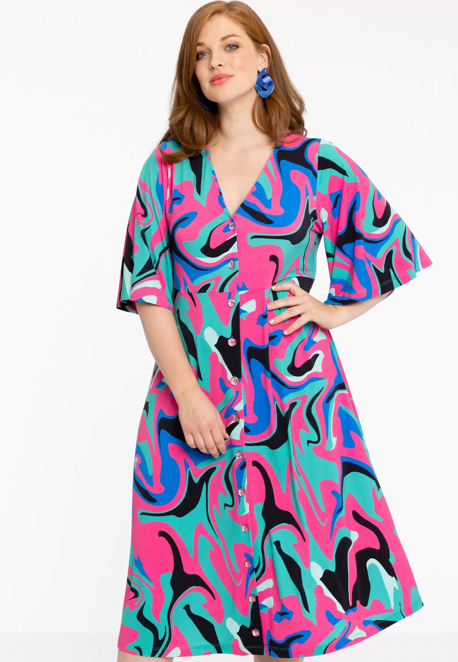 Shop Dress Circlesleeve Groovy Women Dresses