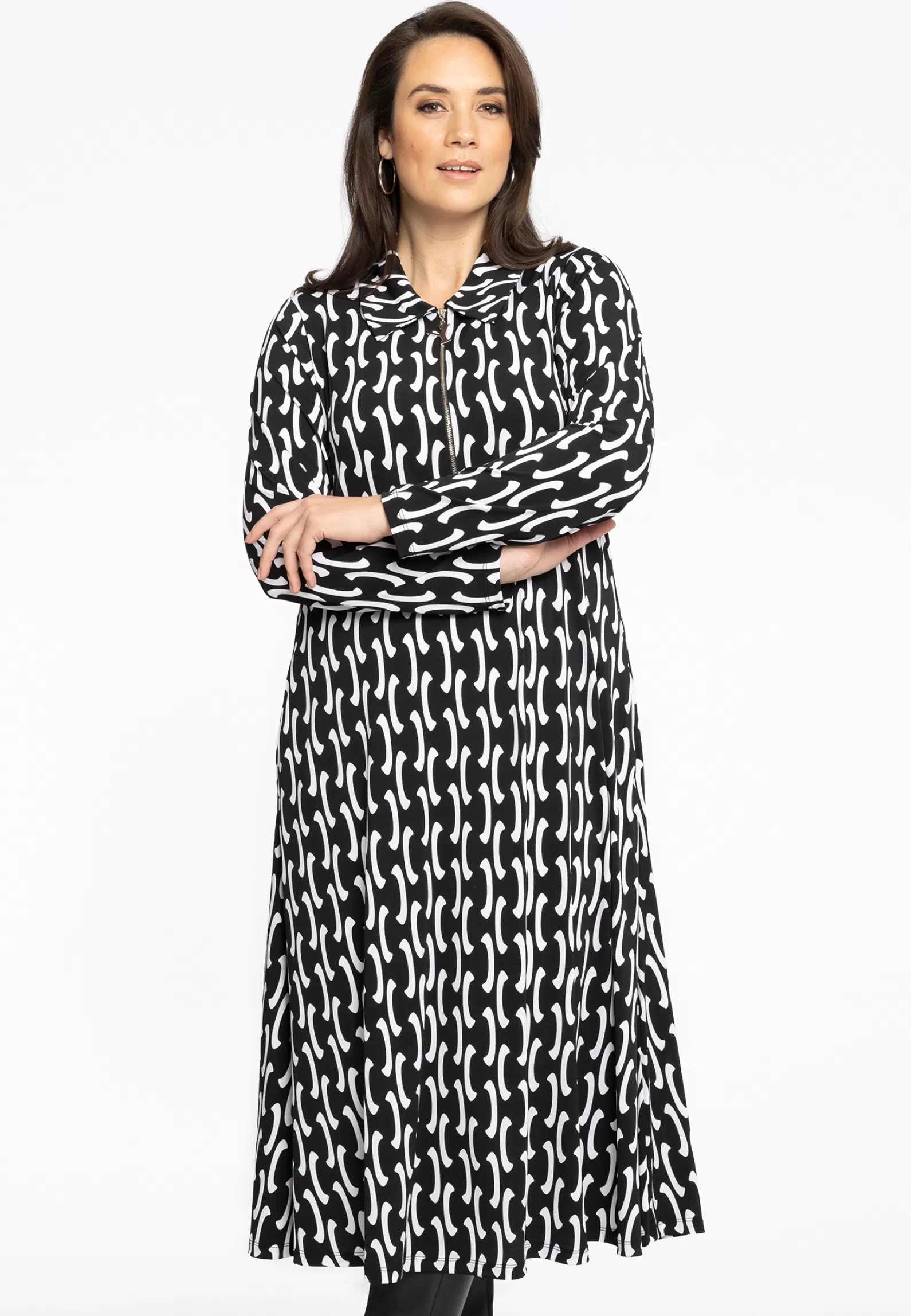 Sale Dress Collar Y Zipper Beta Women Dresses