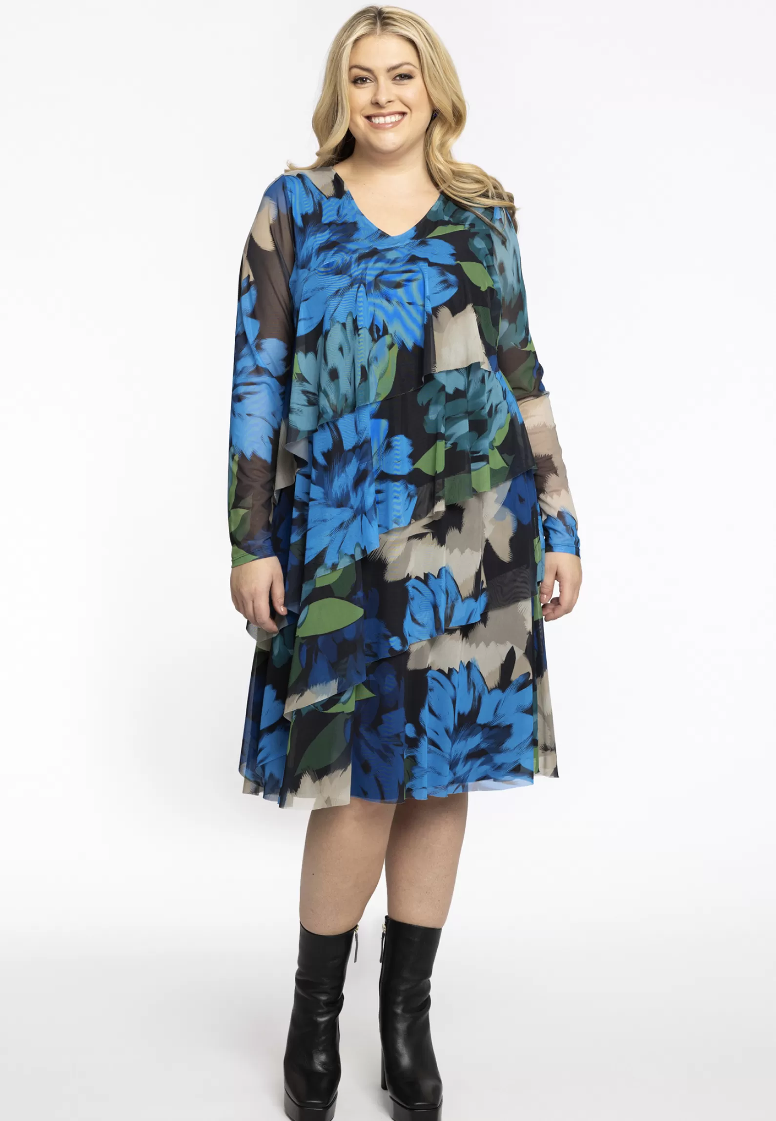 Fashion Dress Frilled Ardennes Women Dresses