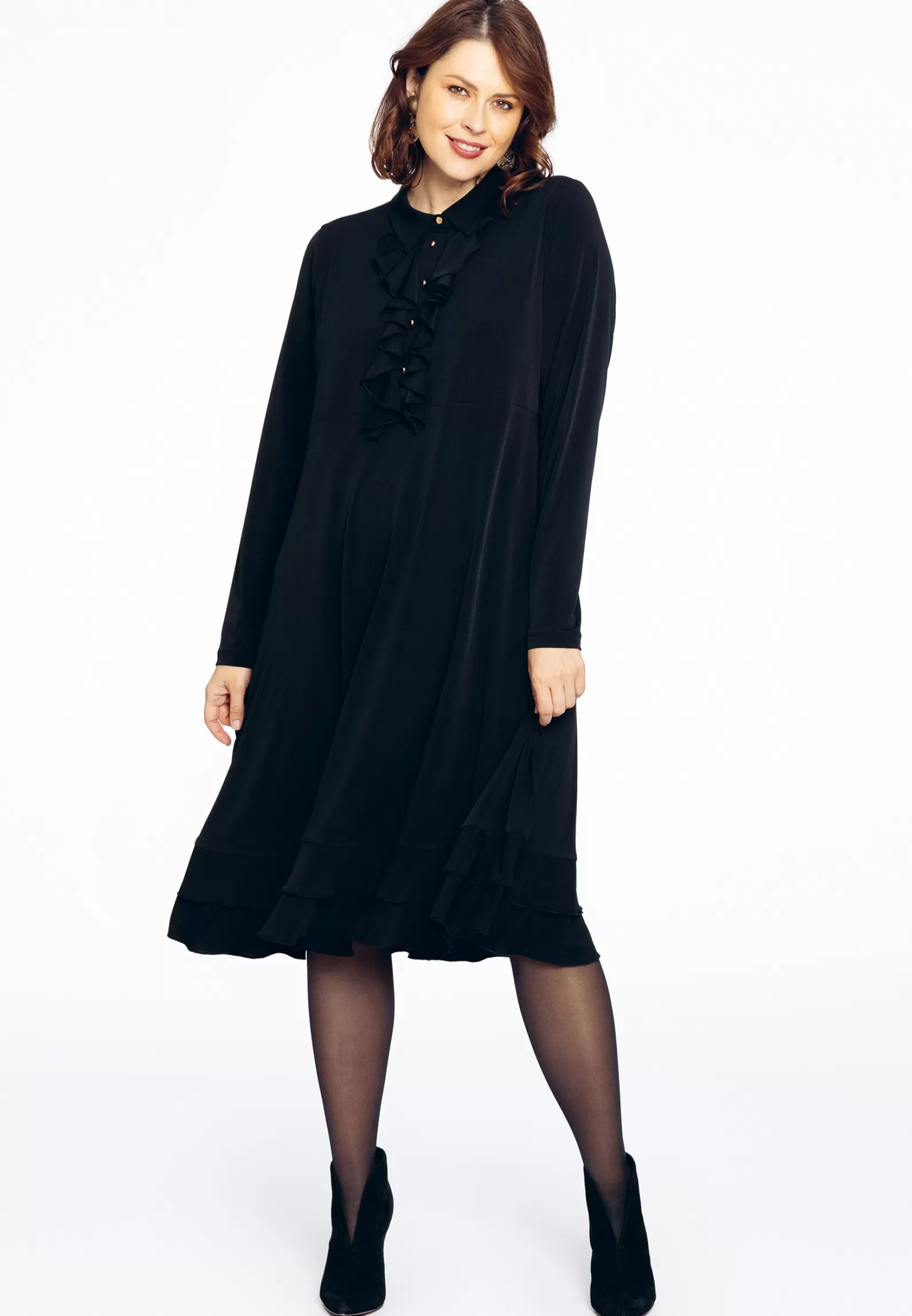 Cheap Dress Front Frill Dolce Women Dresses