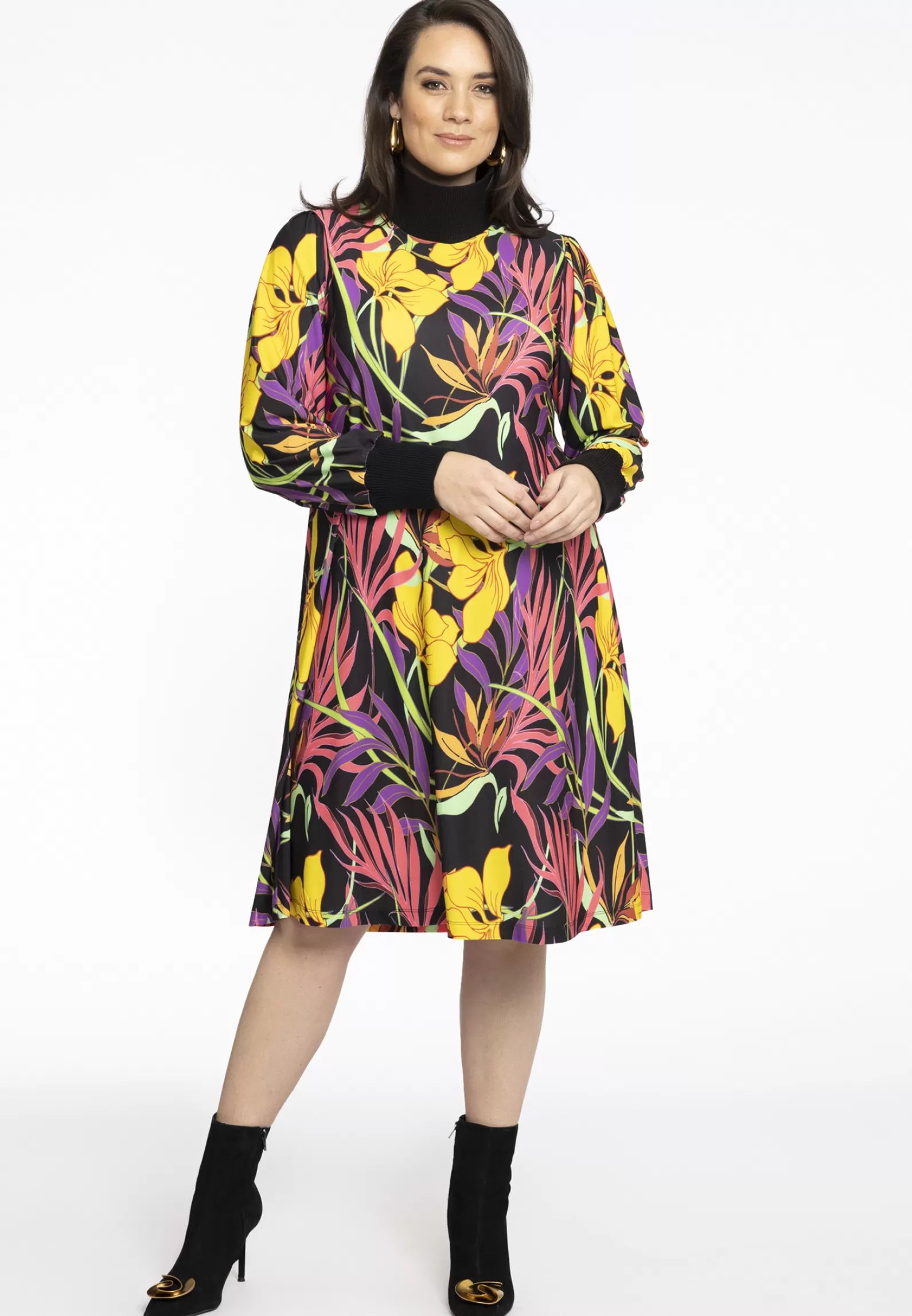 Online Dress Knitted Collar Aura Women Dresses