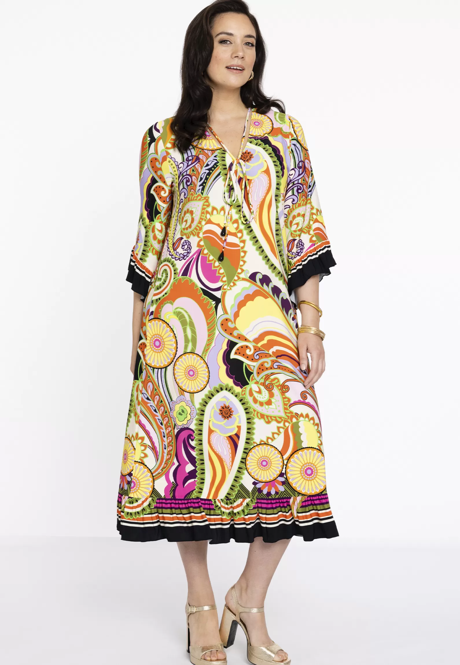 Flash Sale Dress Laced V-Neck Havana Women Dresses