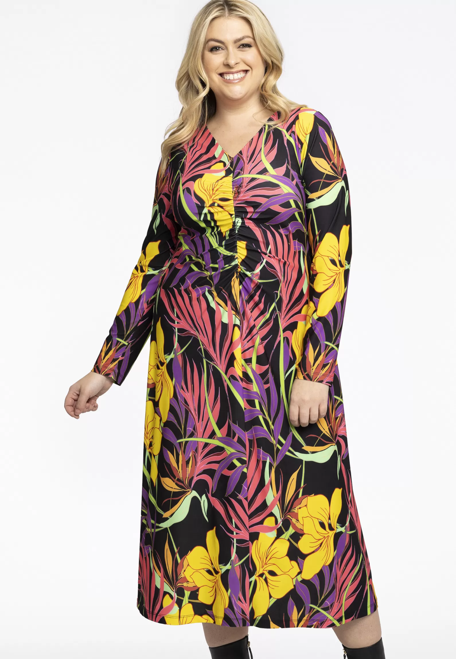 Hot Dress Long Gather Aura Women Dresses