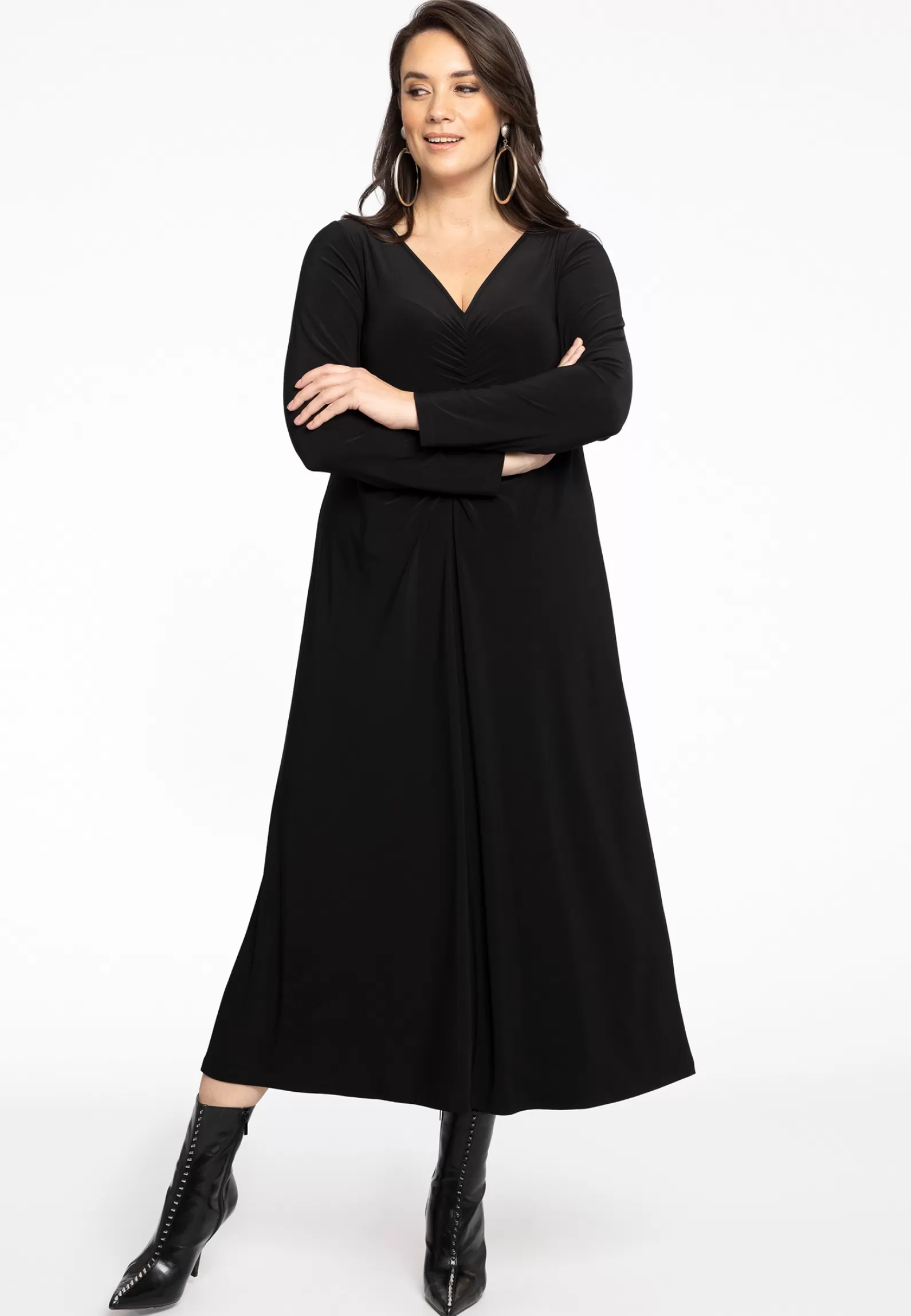 Outlet Dress Long Gather Dolce Women Dresses