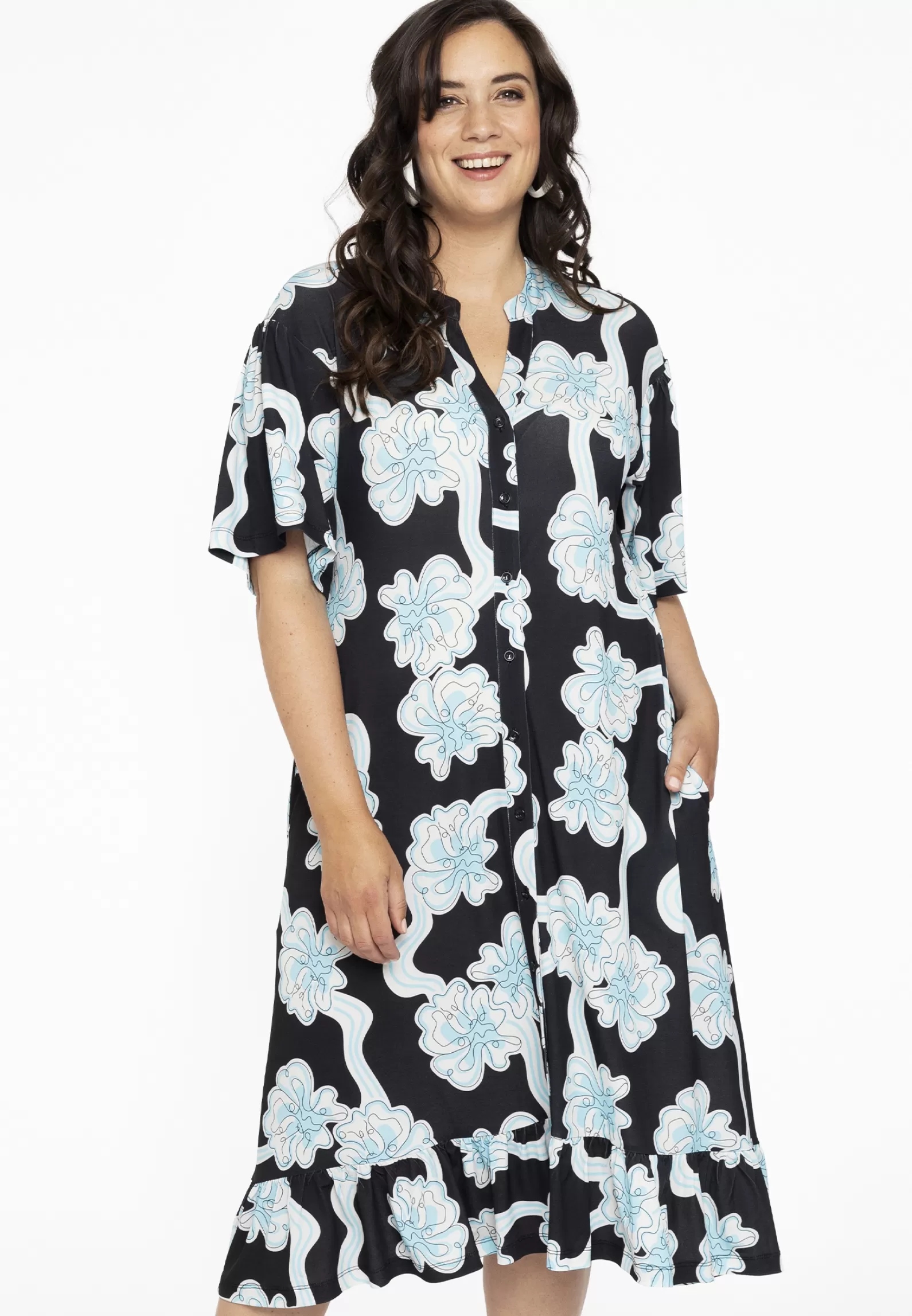 Discount Dress Oversized Frilled Calypso Women Dresses