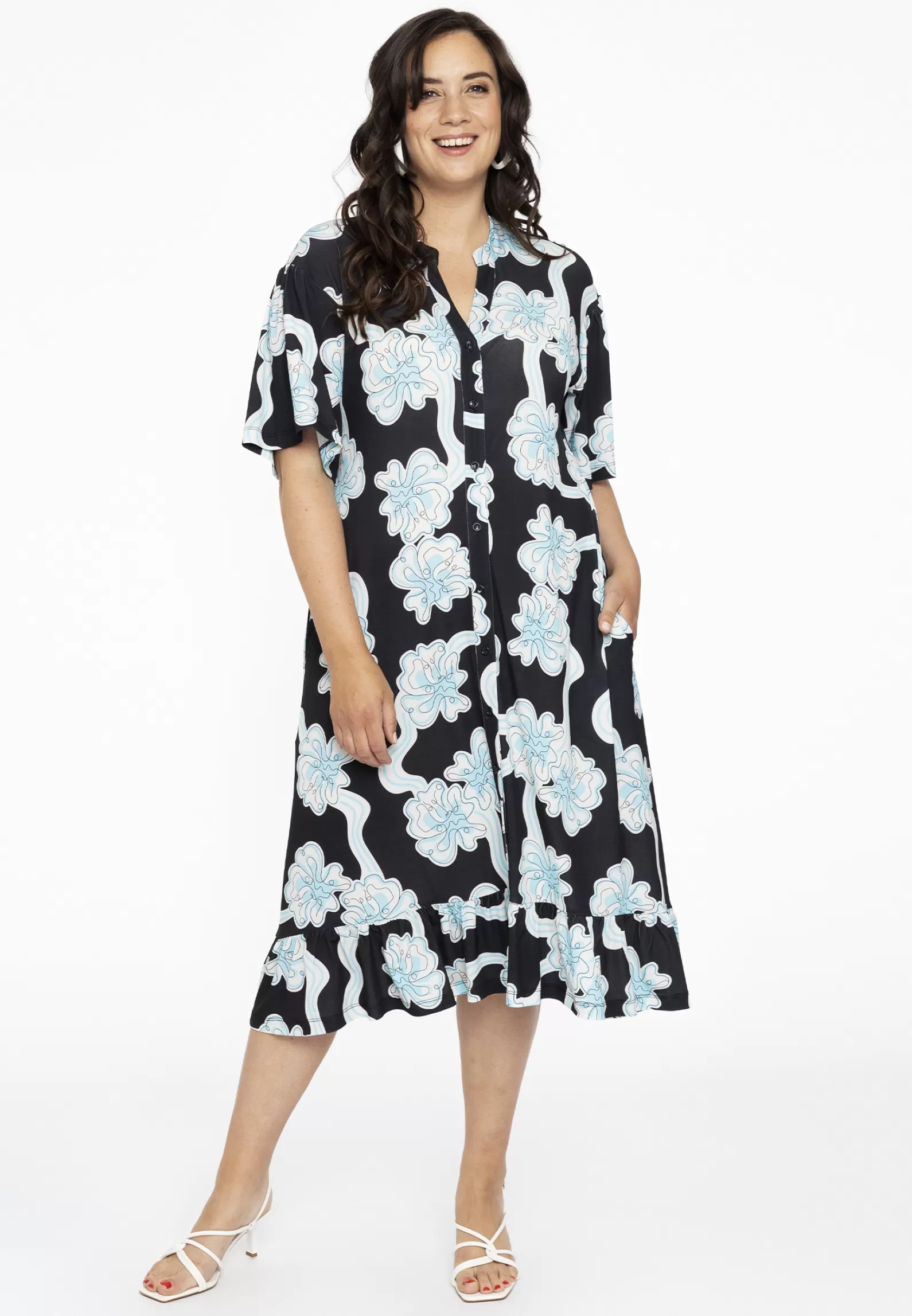 Discount Dress Oversized Frilled Calypso Women Dresses