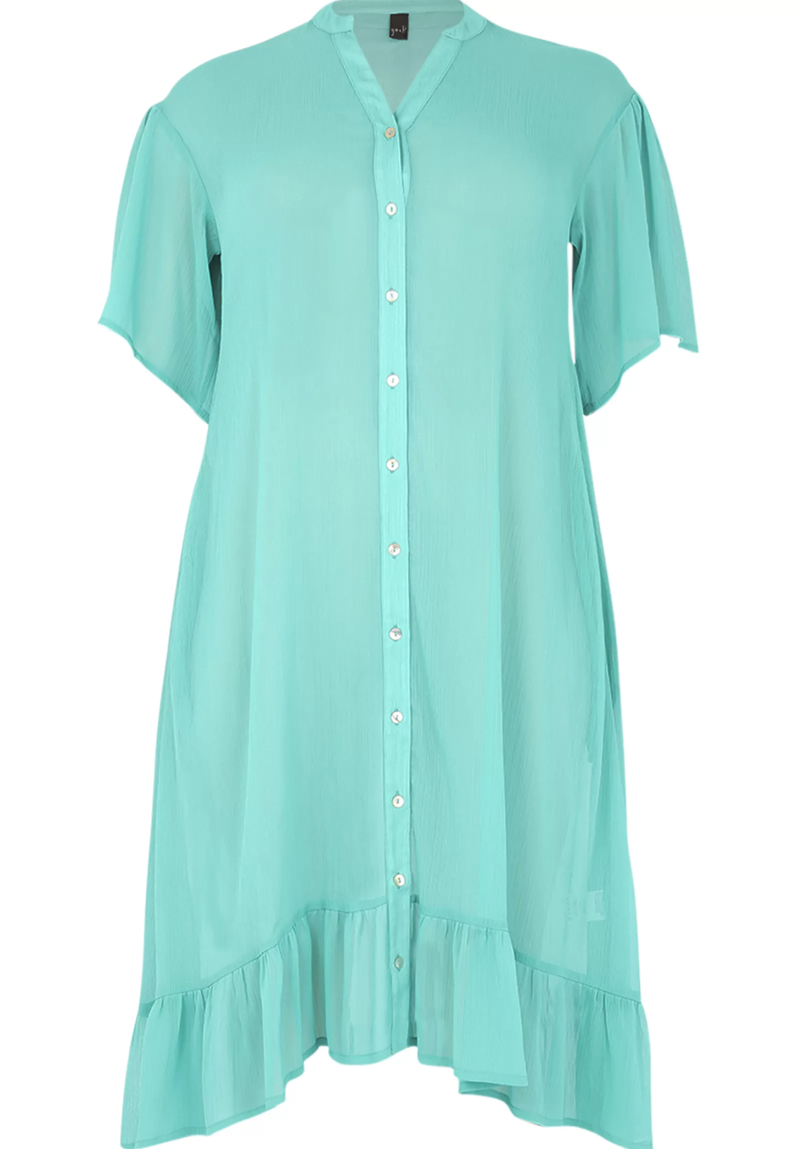Clearance Dress Oversized Frilled Voile Women Dresses