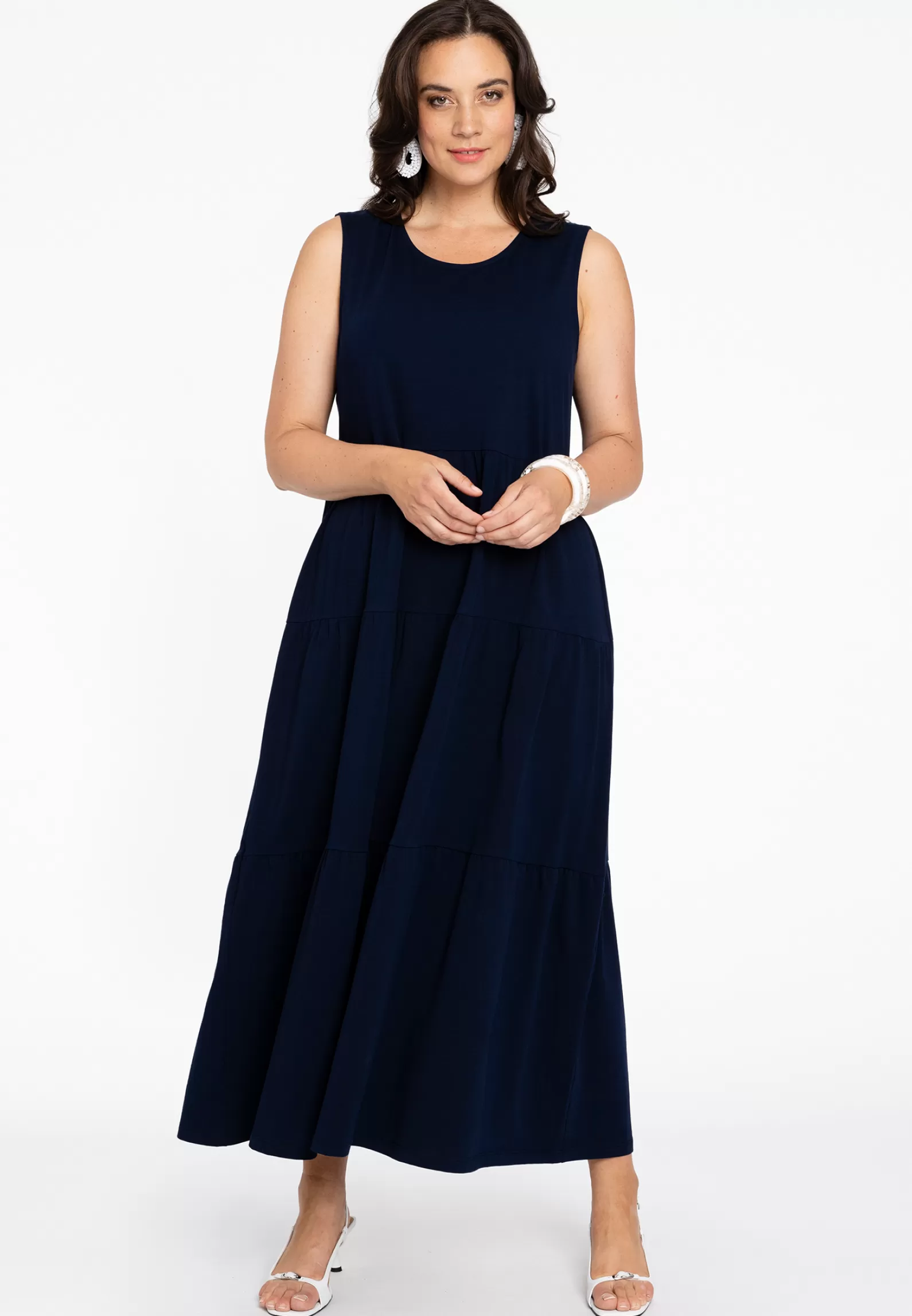 Clearance Dress Puckering Organic Cotton Women Basics
