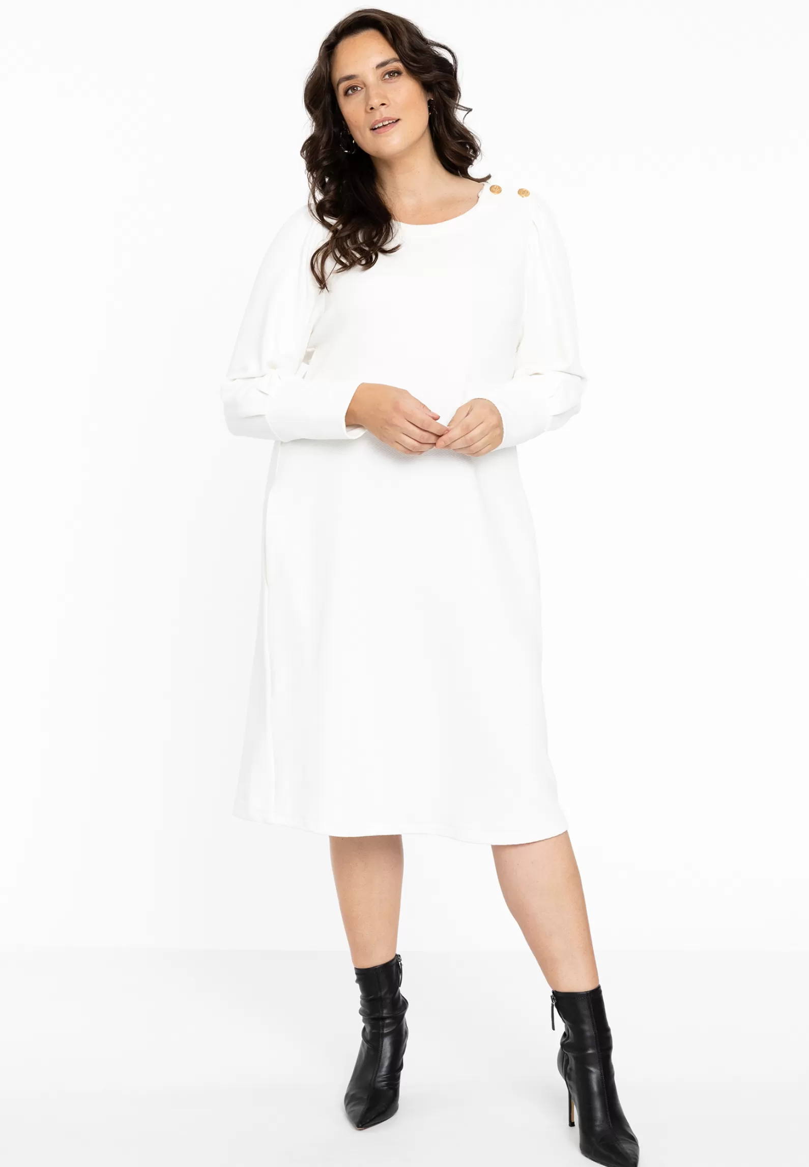 Cheap Dress Puff Sleeve Diagonal Women Dresses