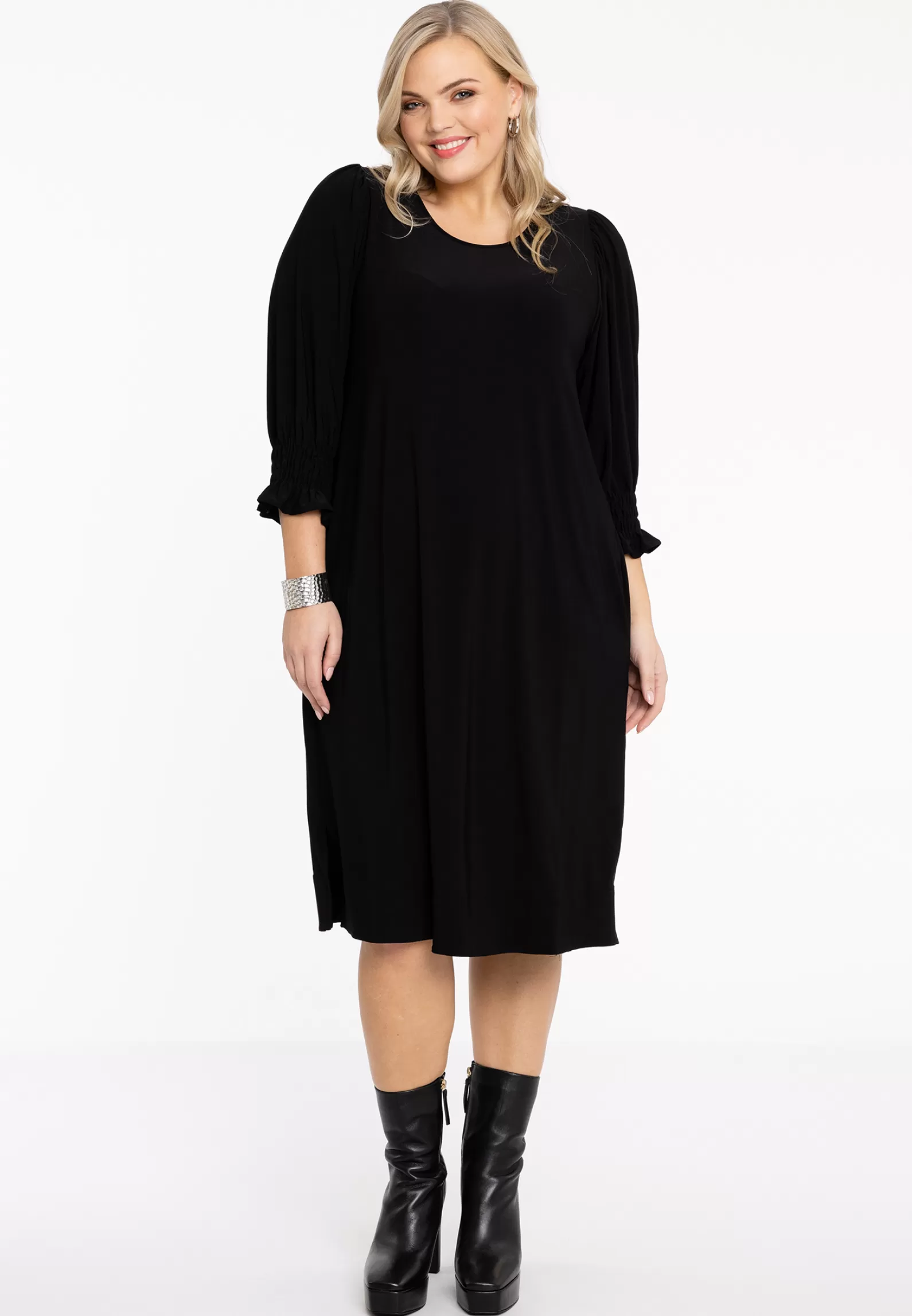 Fashion Dress Puff Sleeve Dolce Women Dresses