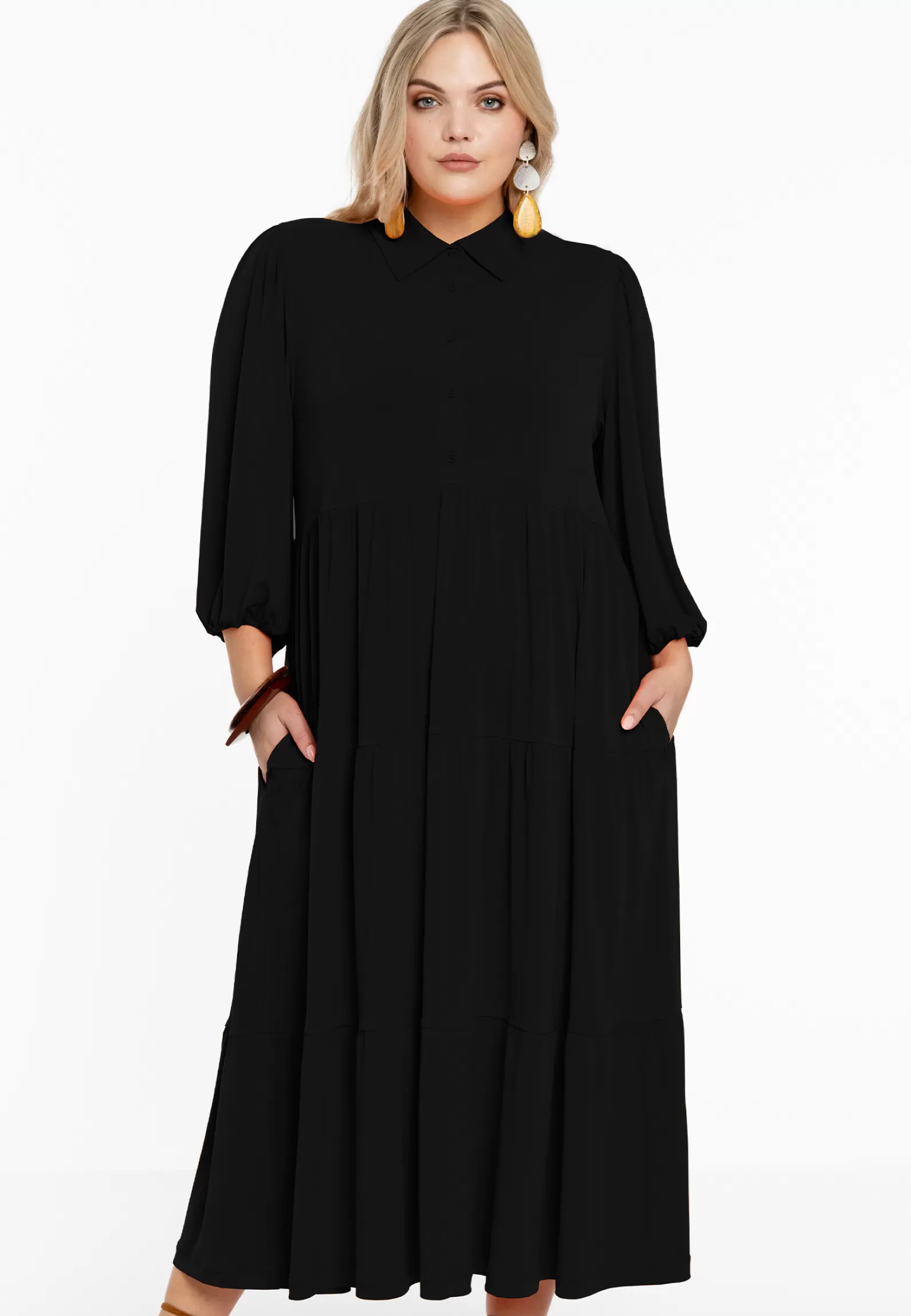 Fashion Dress Puff Sleeve Dolce Women Dresses