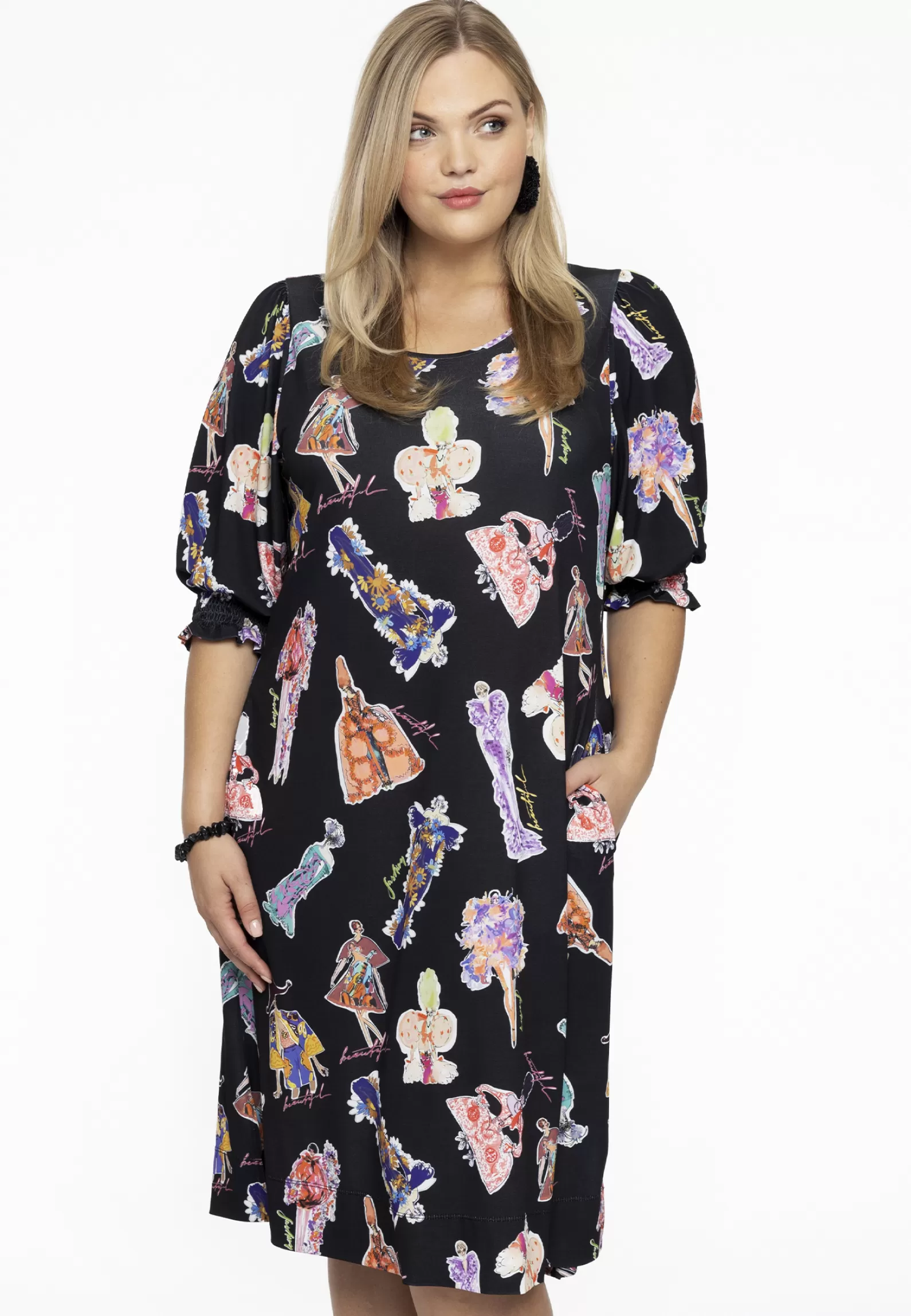 Outlet Dress Puff Sleeve Dolls Women Dresses