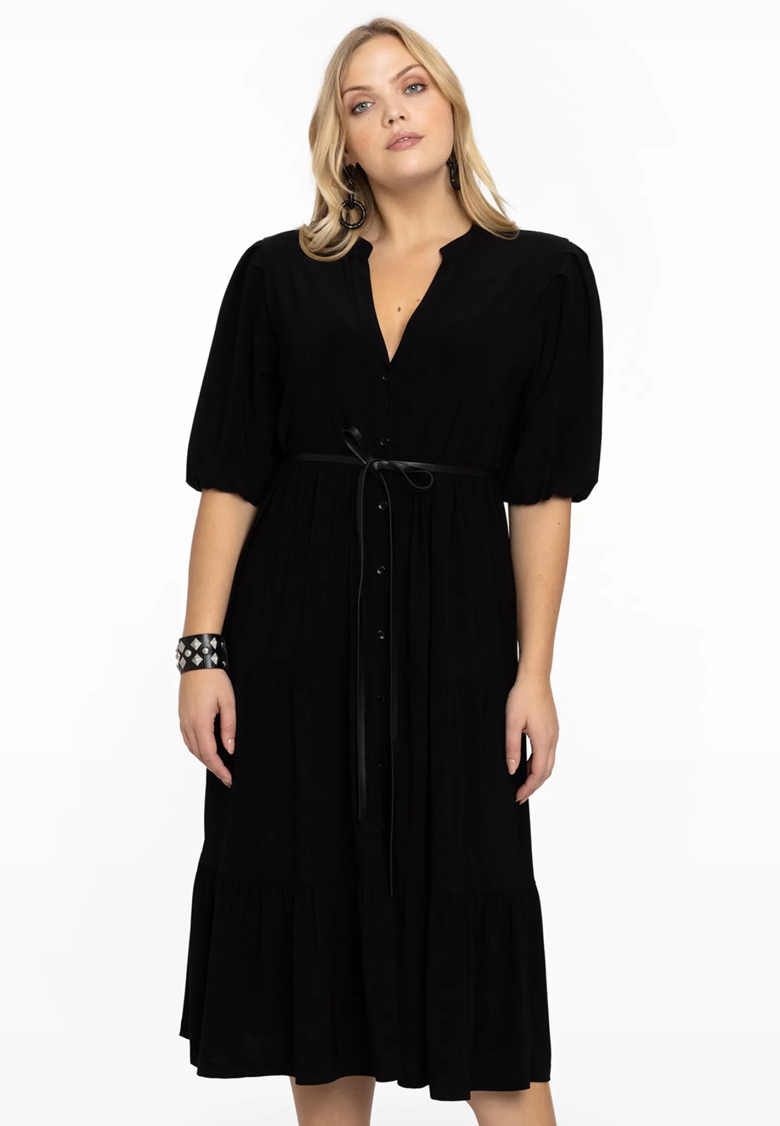 Shop Dress Puff Sleeves Dolce Women Dresses