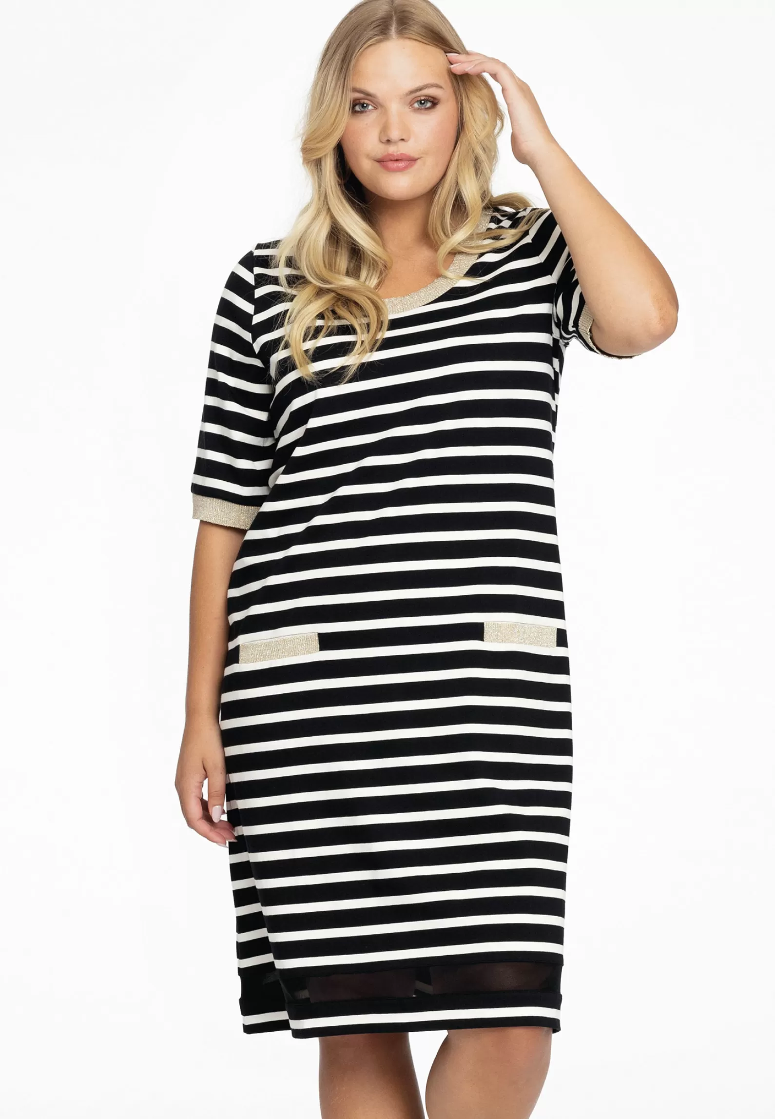 Cheap Dress Short Sleeve Breton Women Dresses