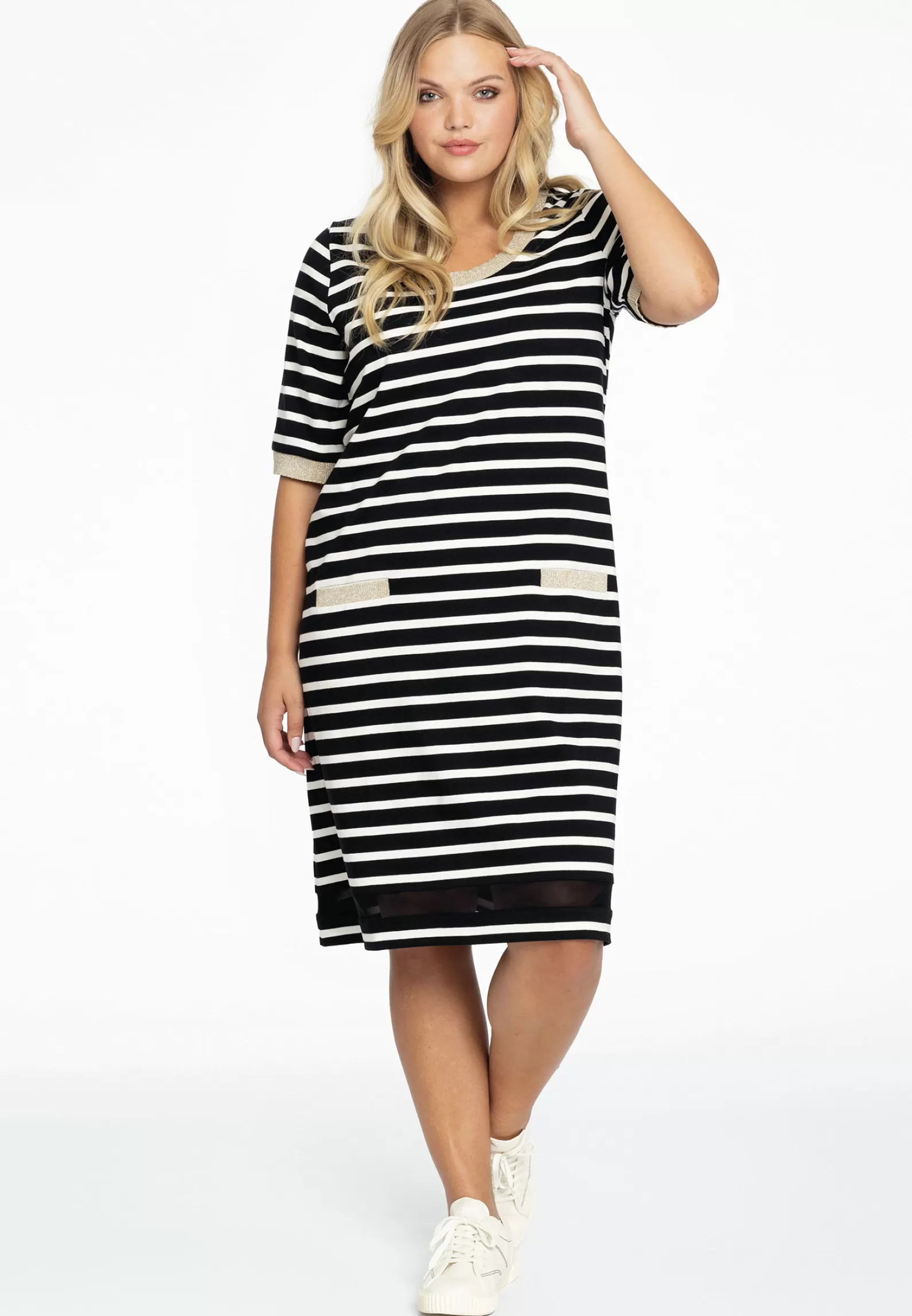 Cheap Dress Short Sleeve Breton Women Dresses