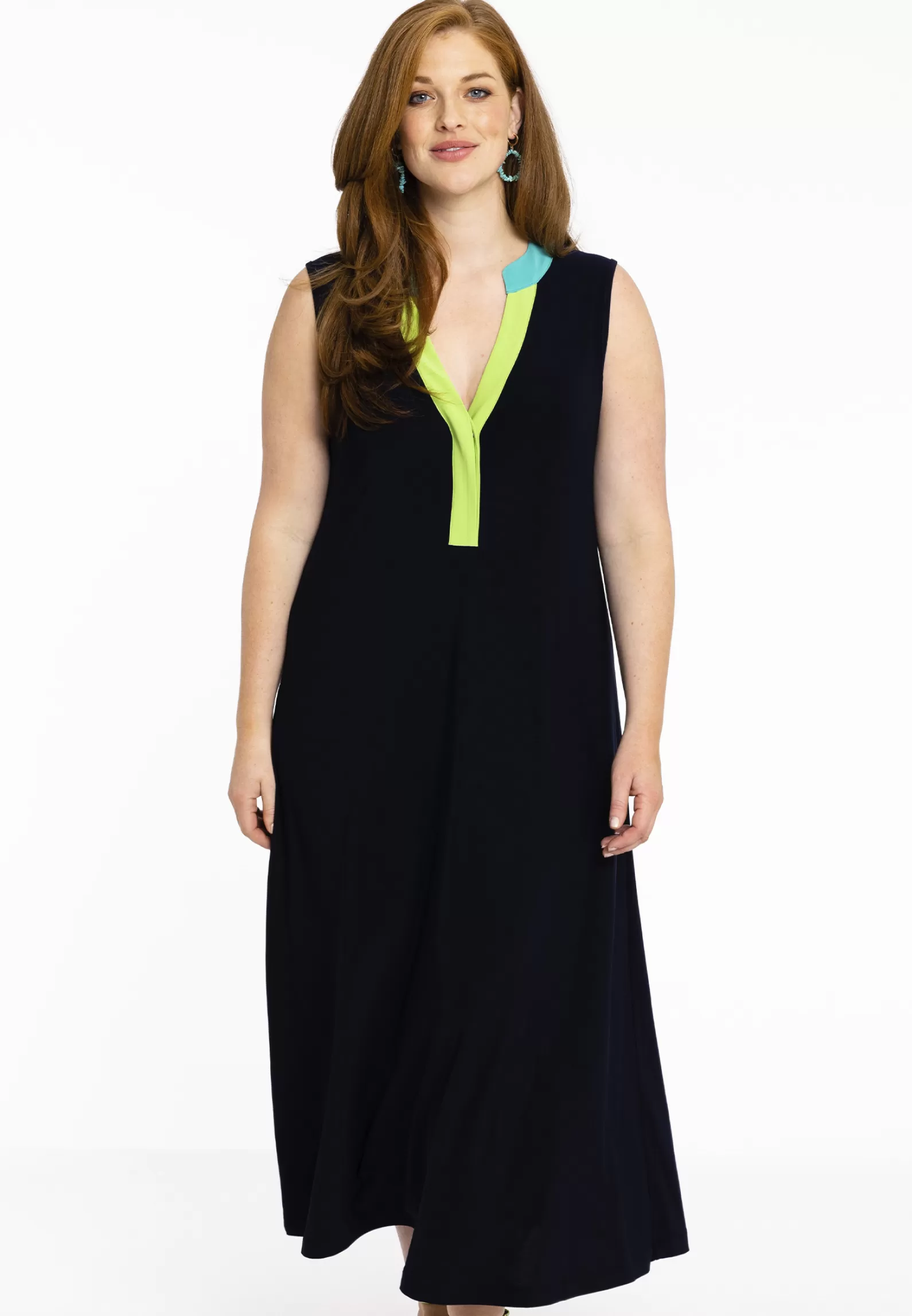 Flash Sale Dress Sleeveless Colorblock Dolce Women Dresses