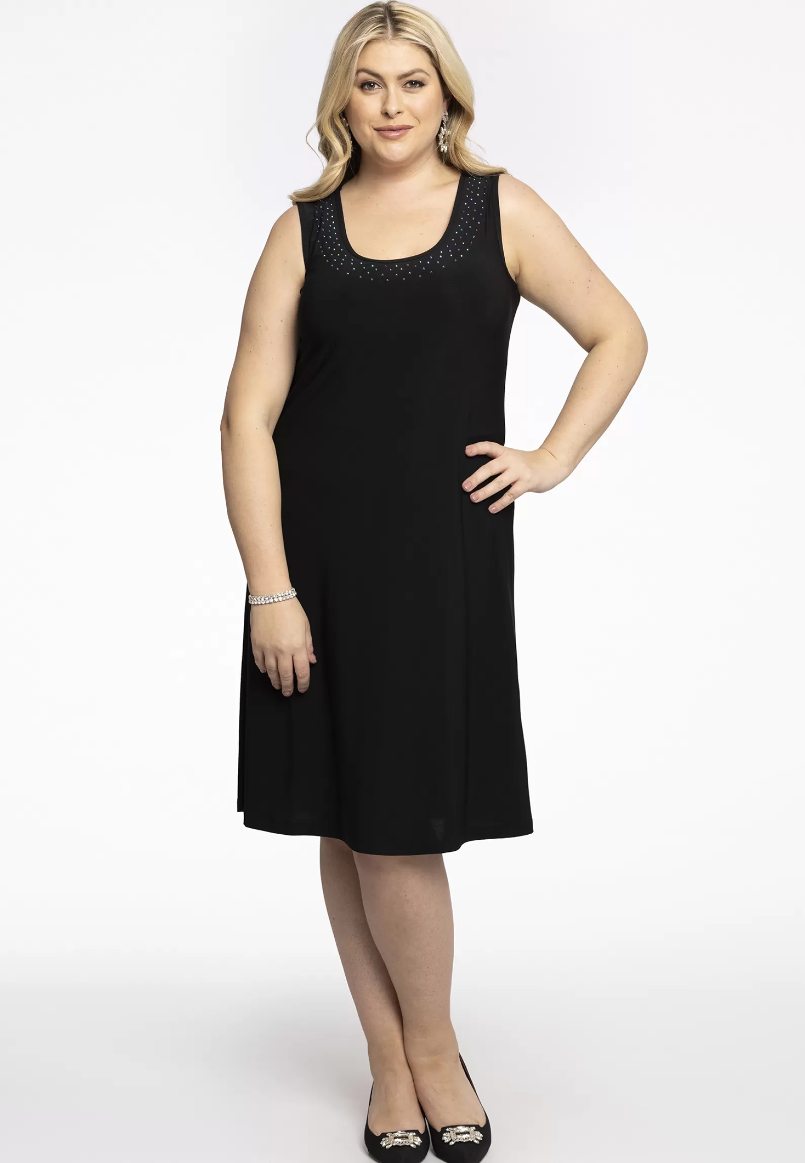 Online Dress Sleeveless Strass Dolce Women Dresses