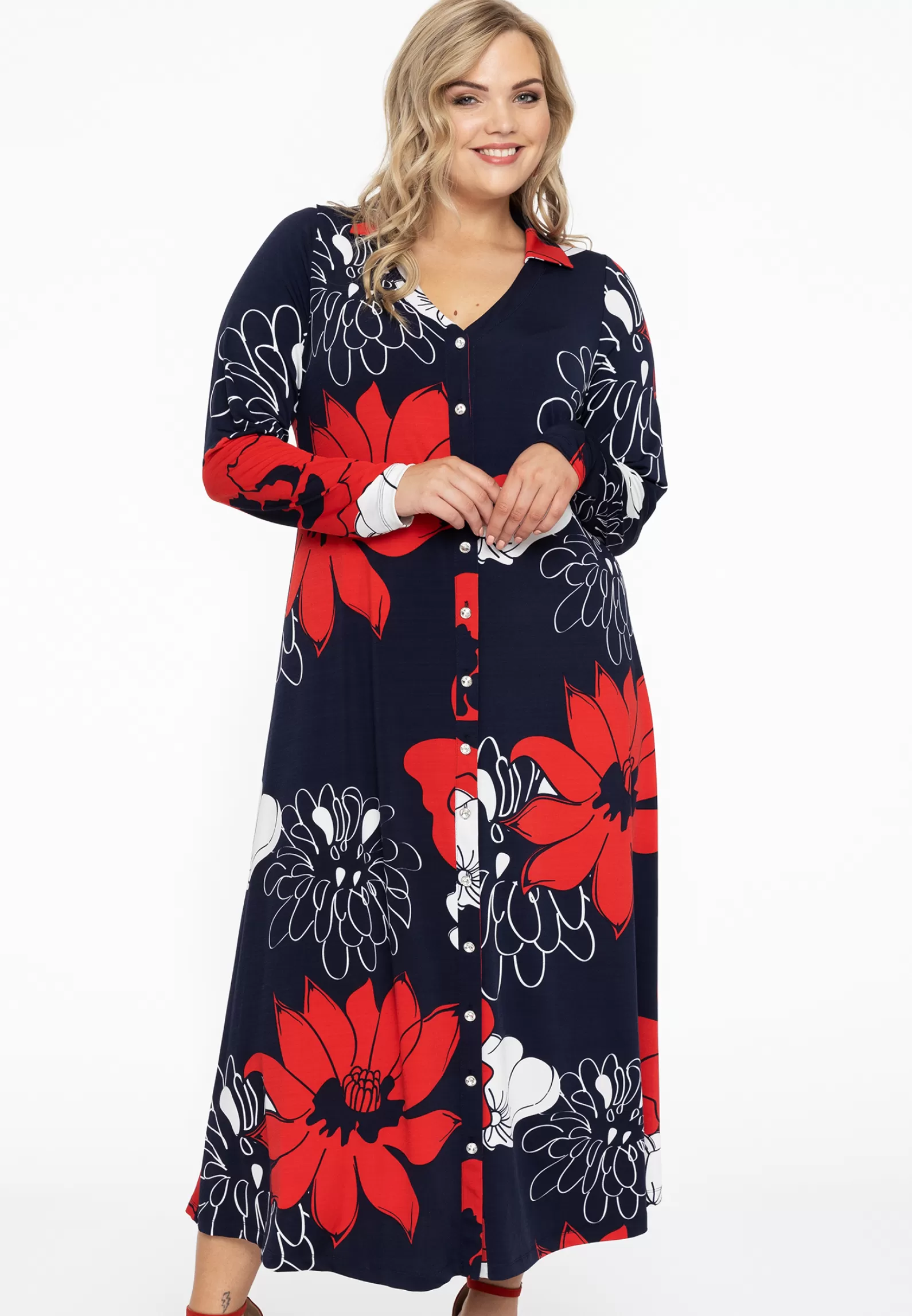 Flash Sale Dress Strass Buttons Poppy Women Dresses