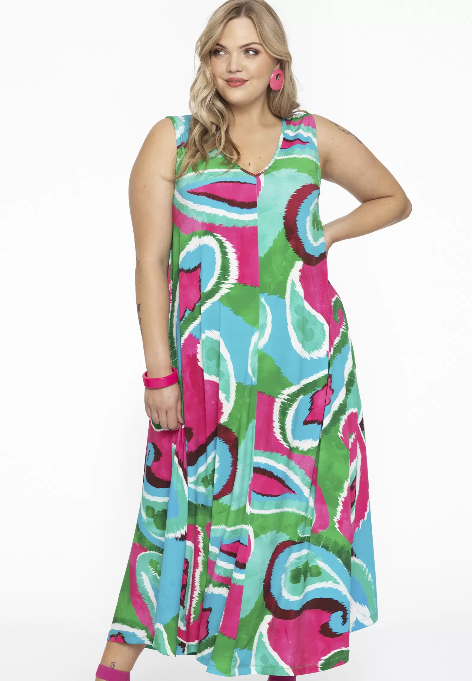 Cheap Dress Swing Batik Women Dresses
