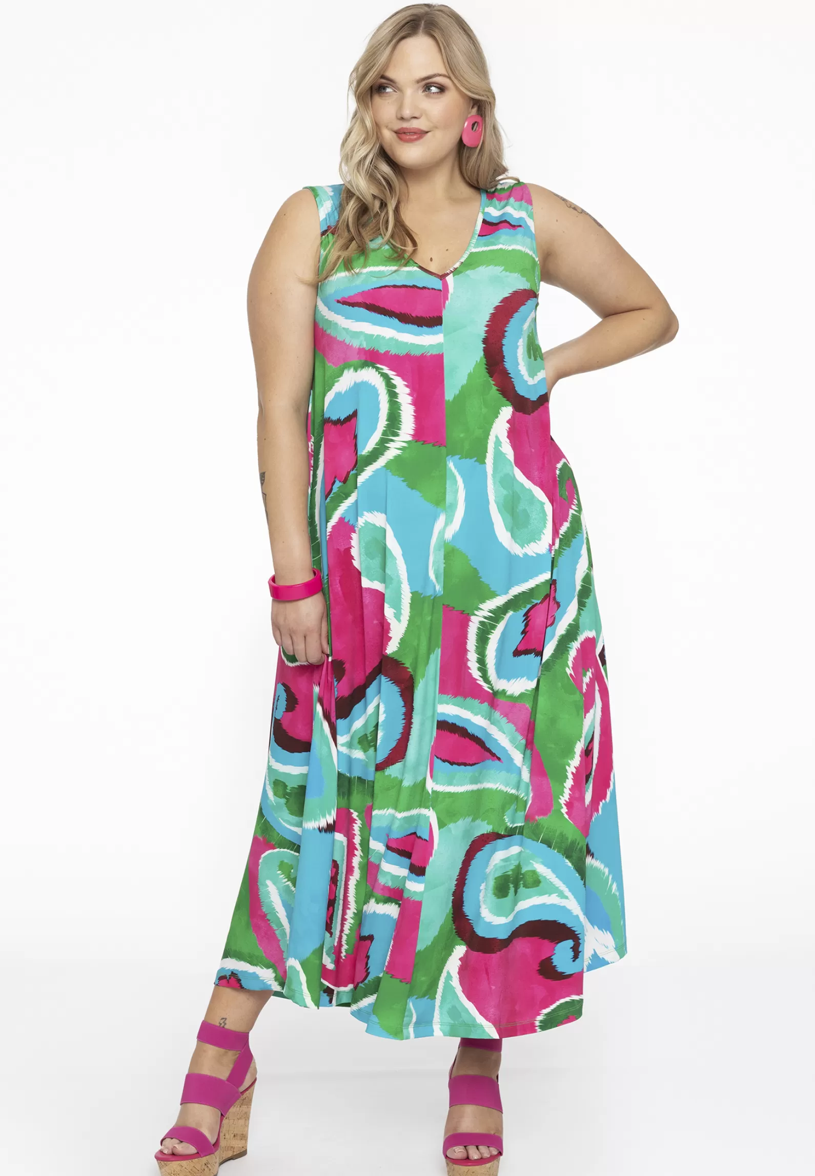 Cheap Dress Swing Batik Women Dresses