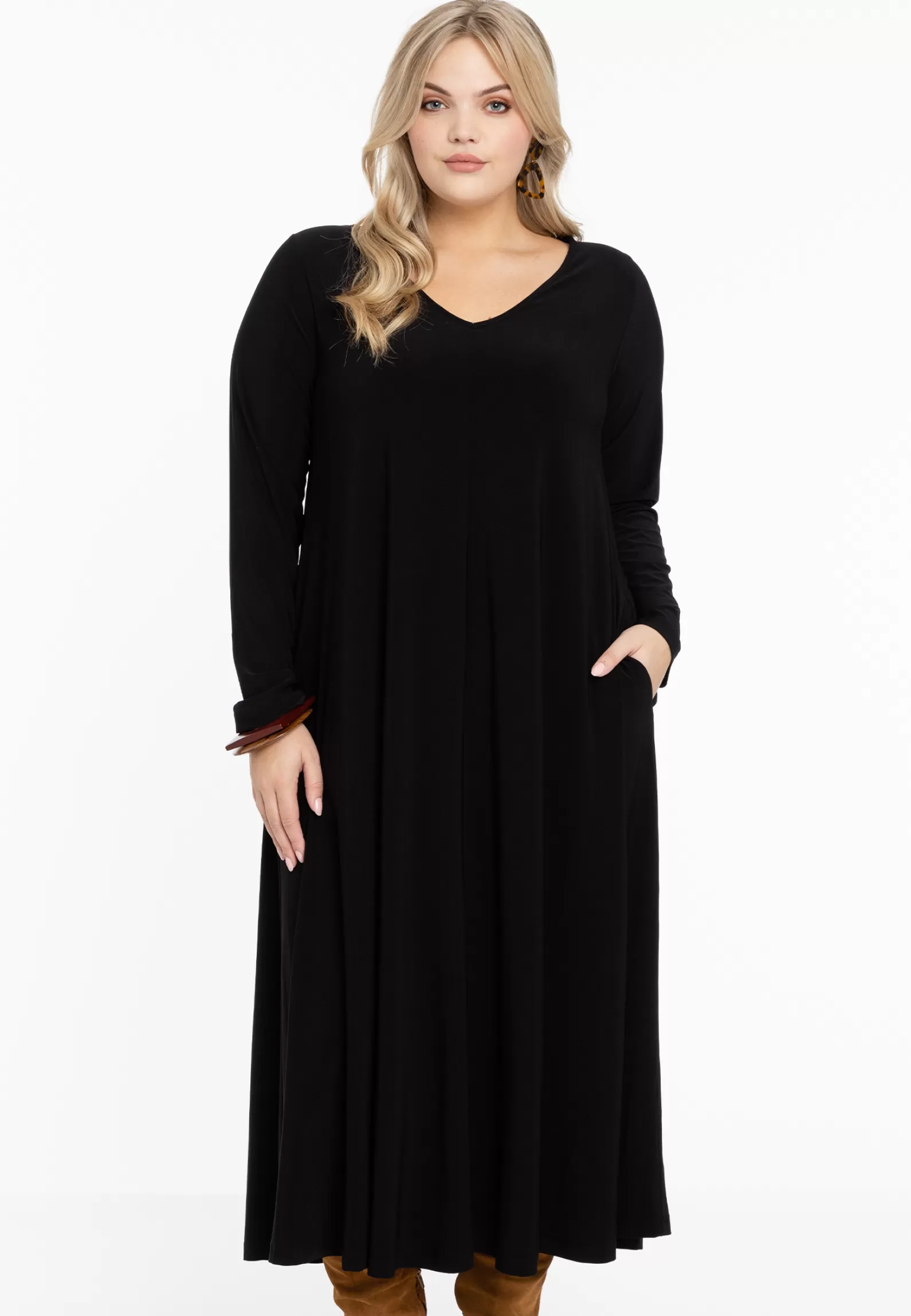 Cheap Dress Swing Long Sleeve Dolce Women Basics