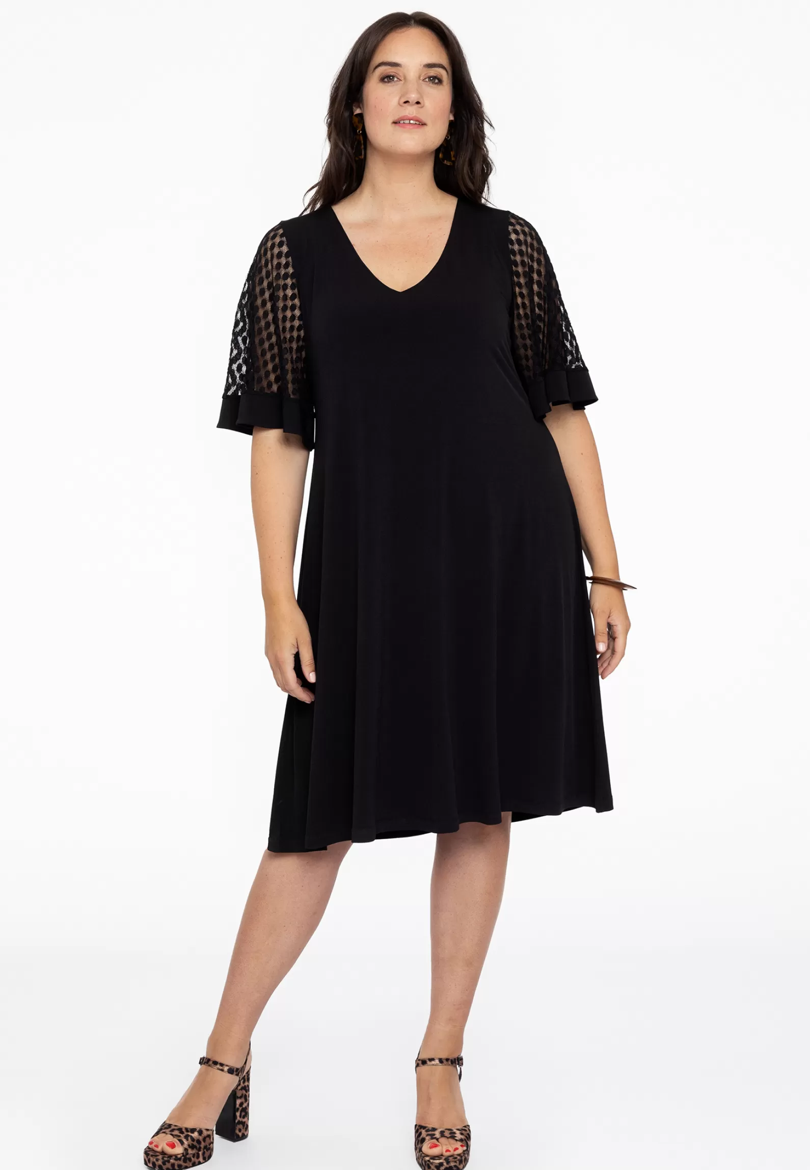 Sale Dress V-Neck Lace Women Dresses