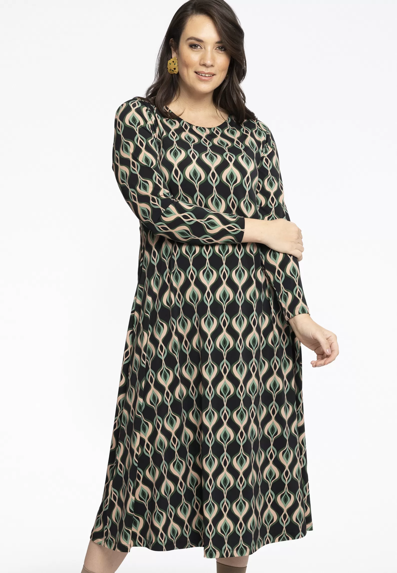 Clearance Dress Wide Jade Women Dresses