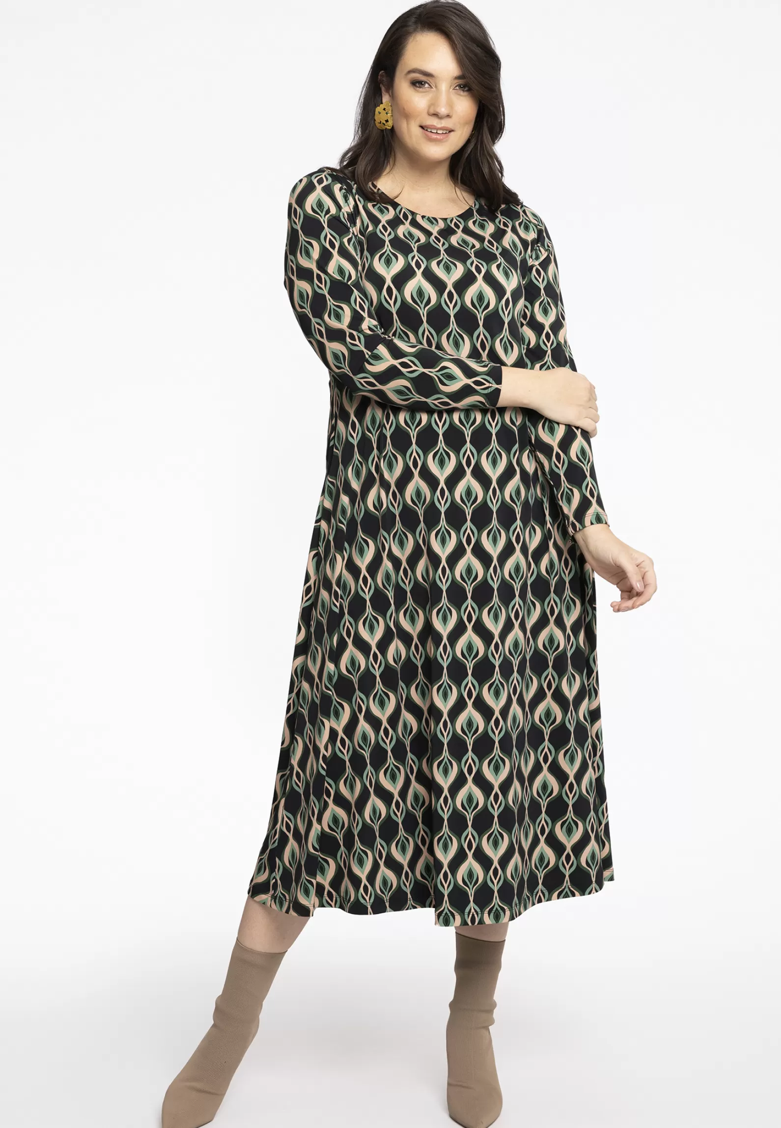 Clearance Dress Wide Jade Women Dresses